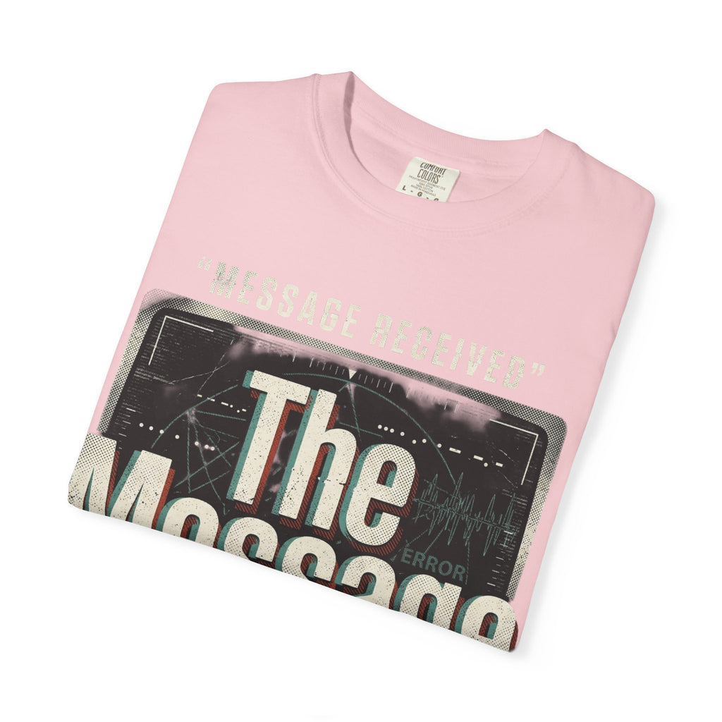 Power Runs Black PRB The Message Signal T-Shirt — Retro Graphic Tee with 'Message Received' Design by Power Runs Black