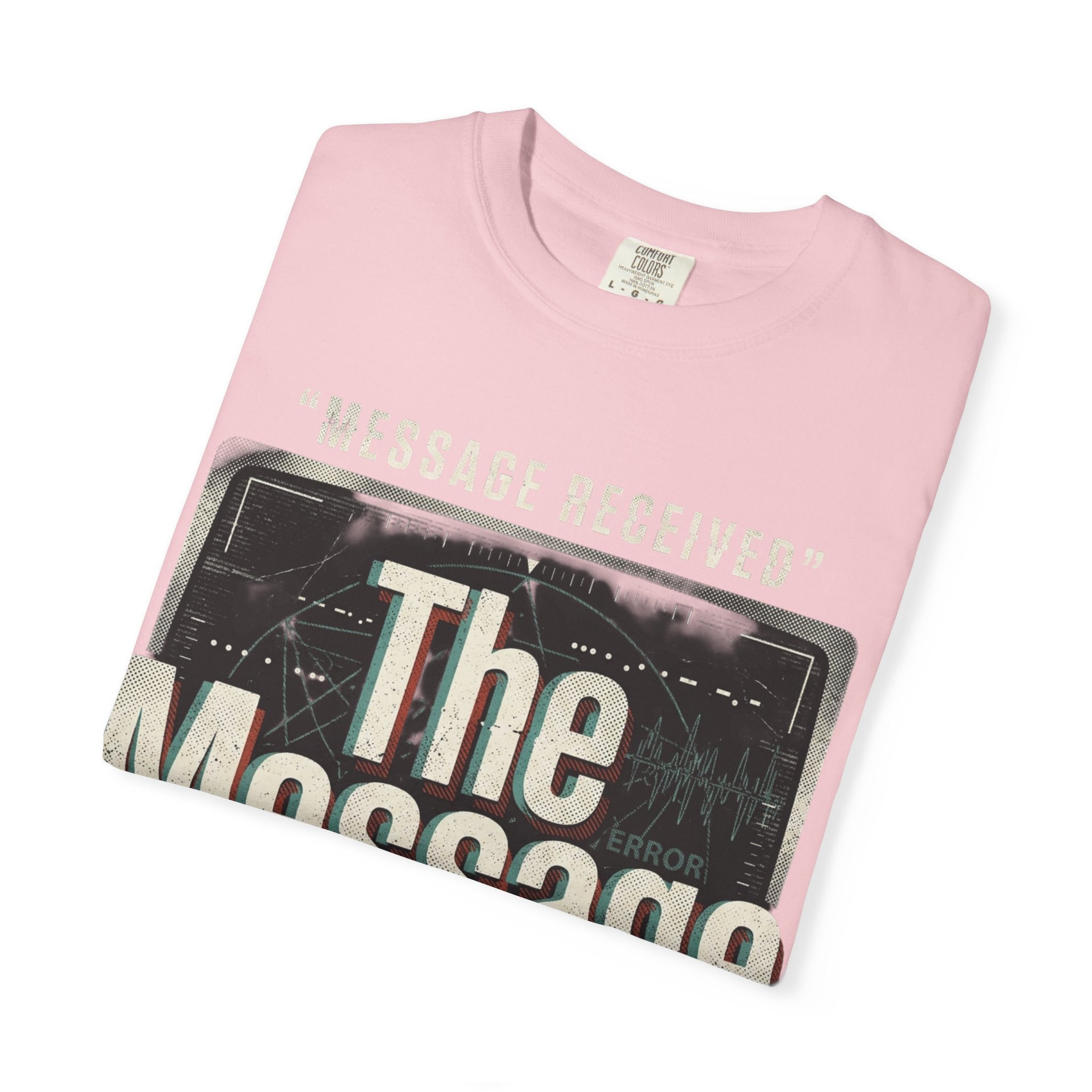 Power Runs Black PRB The Message Signal T-Shirt — Retro Graphic Tee with 'Message Received' Design by Power Runs Black