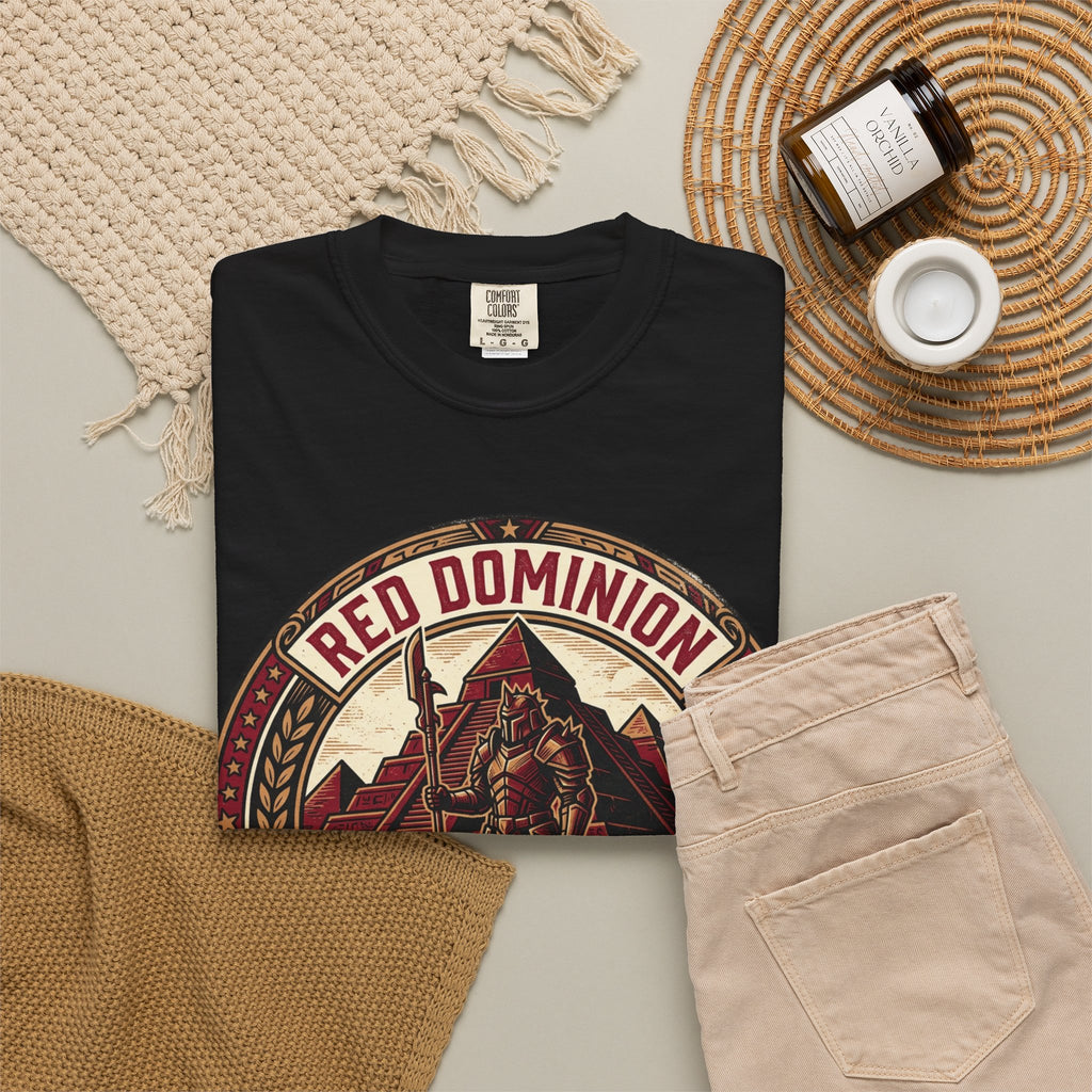 Power Runs Black PRB Red Dominion 'Right Side' Graphic T-Shirt by Power Runs Black