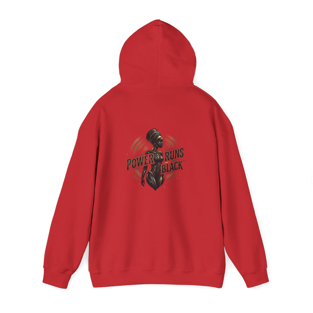 Power Runs Black PRB Logo hoodie Ascension State CROWN design by Power Runs Black