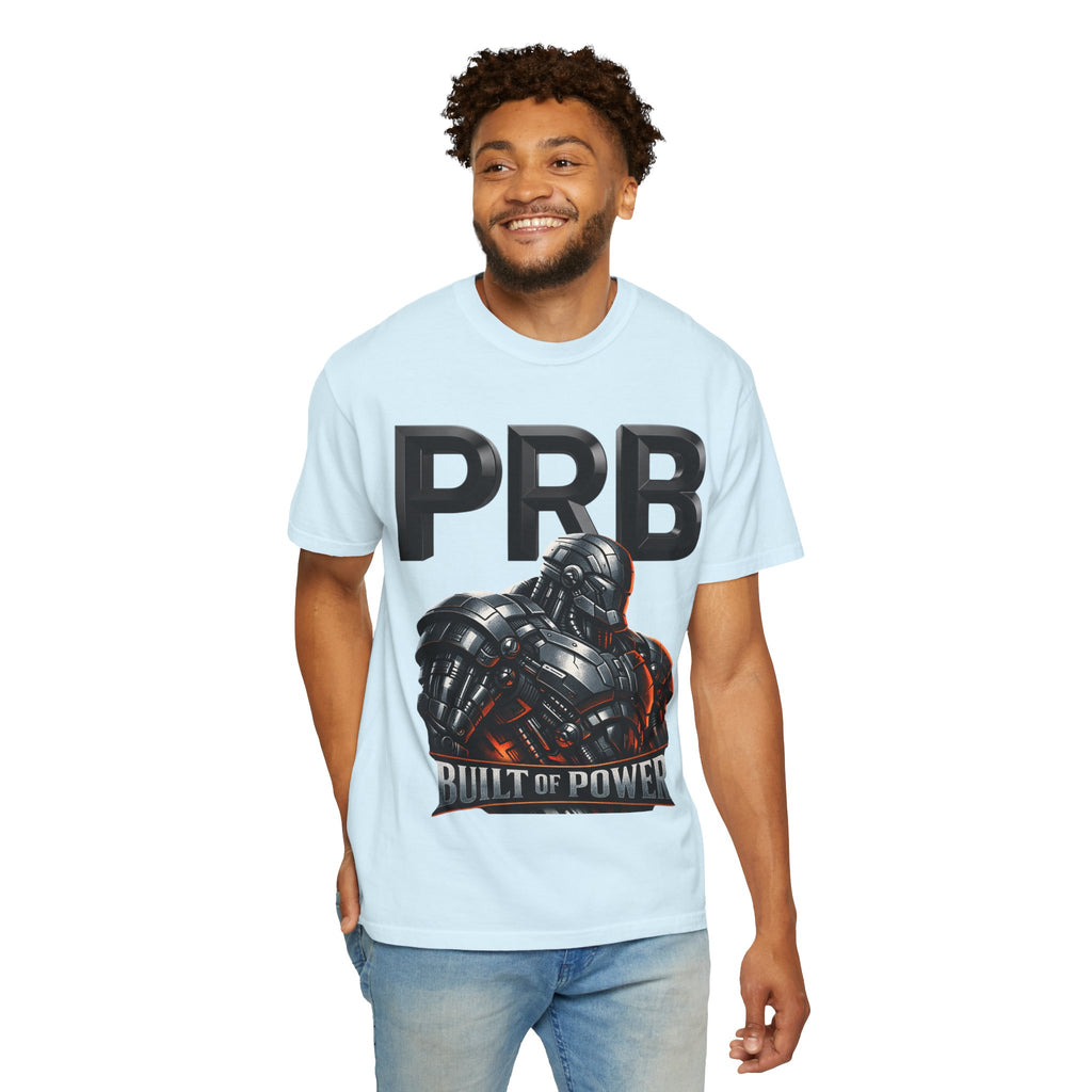 Built of Power PRB T-Shirt — Robotic Armor Graphic Tee by Printify