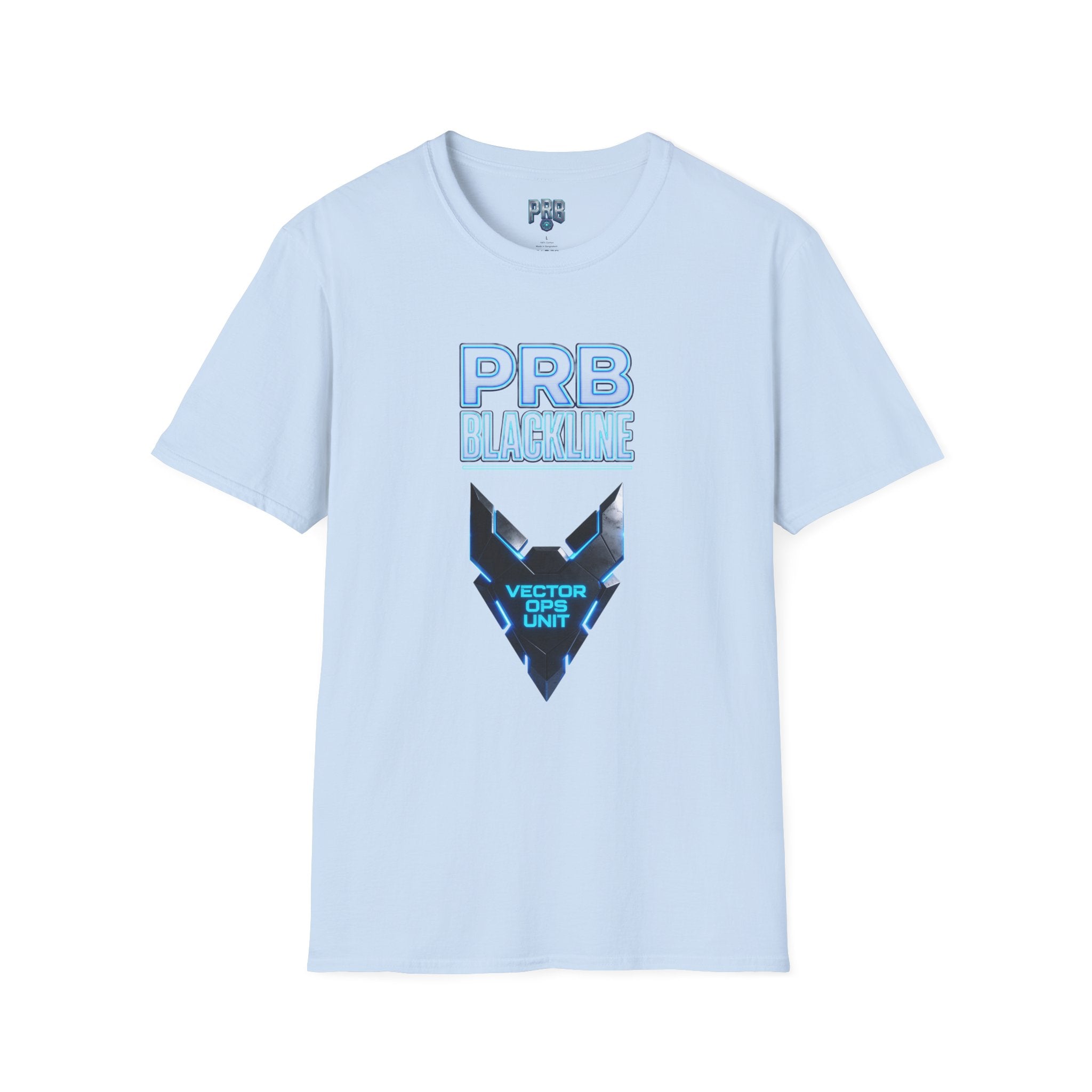 PRB Blackline Vector Ops T-Shirt by Power Runs Black