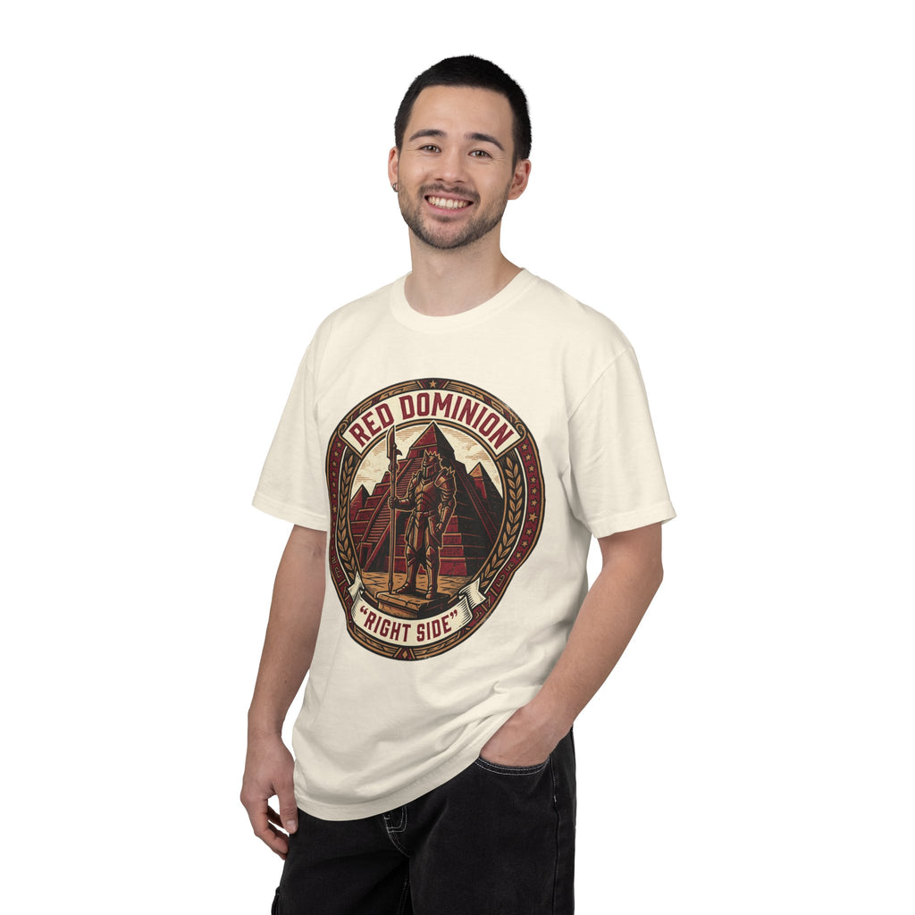 Power Runs Black PRB Red Dominion 'Right Side' Graphic T-Shirt by Power Runs Black