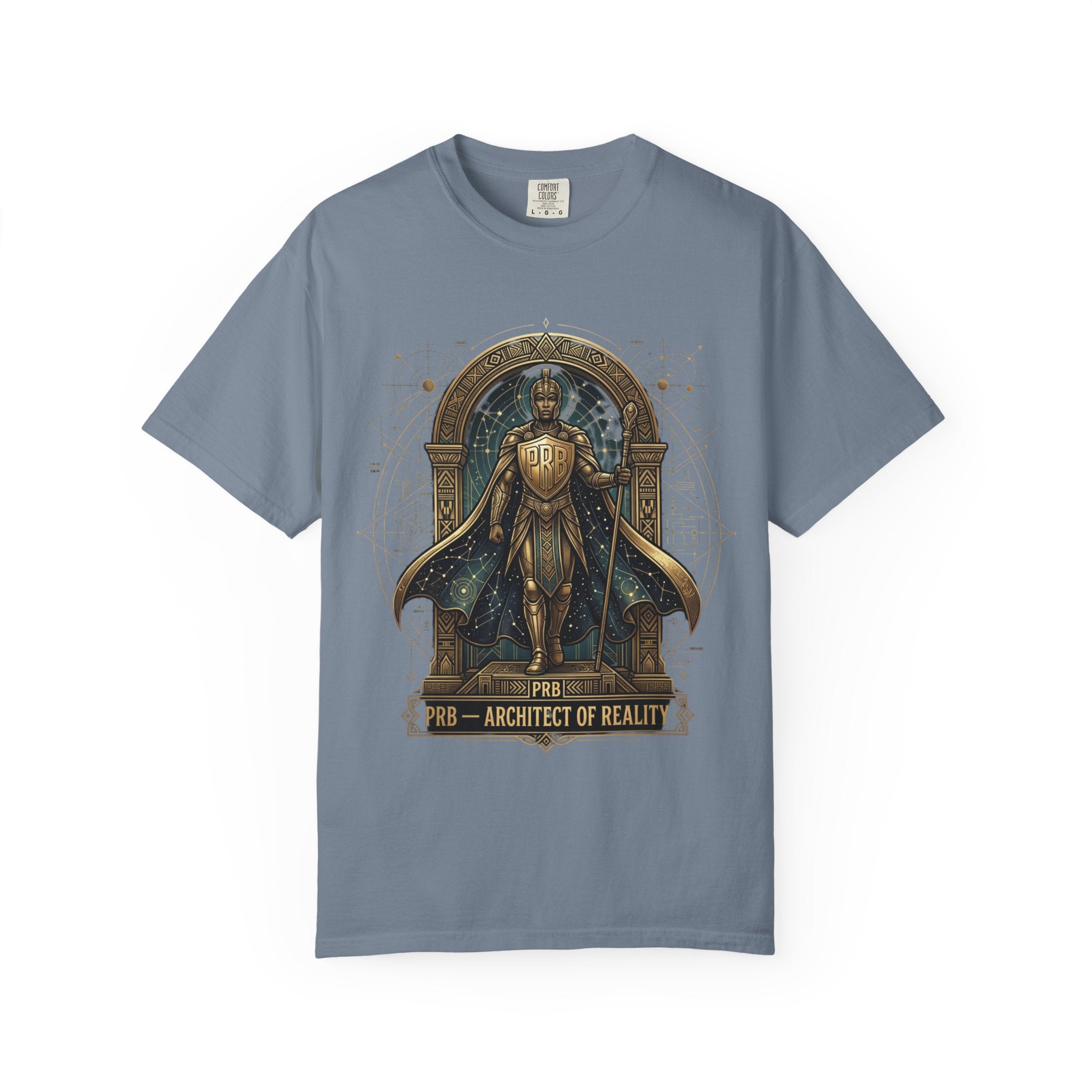 PRB Architect of Reality Graphic T-Shirt | Mythic Archer Illustration Tee by Printify