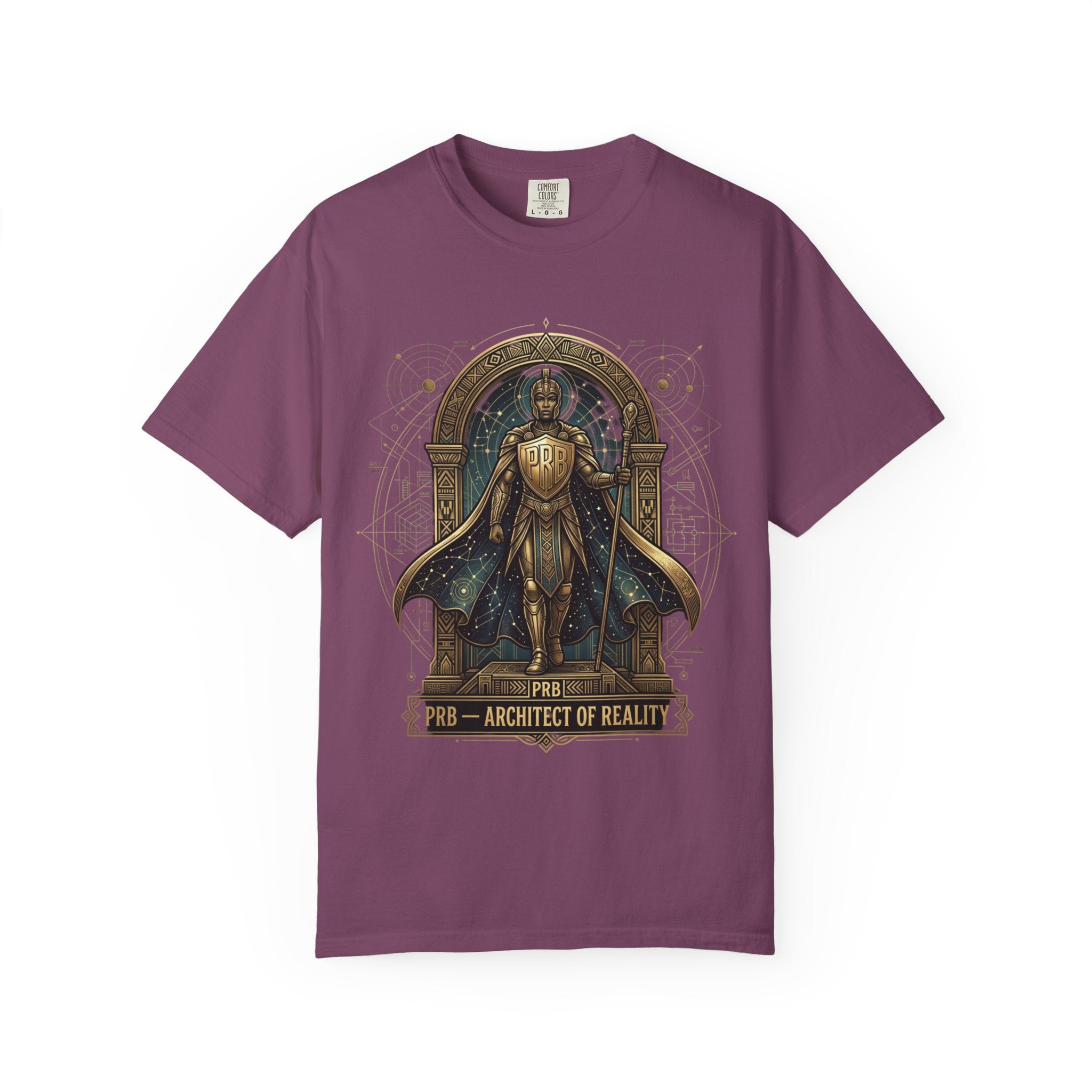 PRB Architect of Reality Graphic T-Shirt | Mythic Archer Illustration Tee by Printify