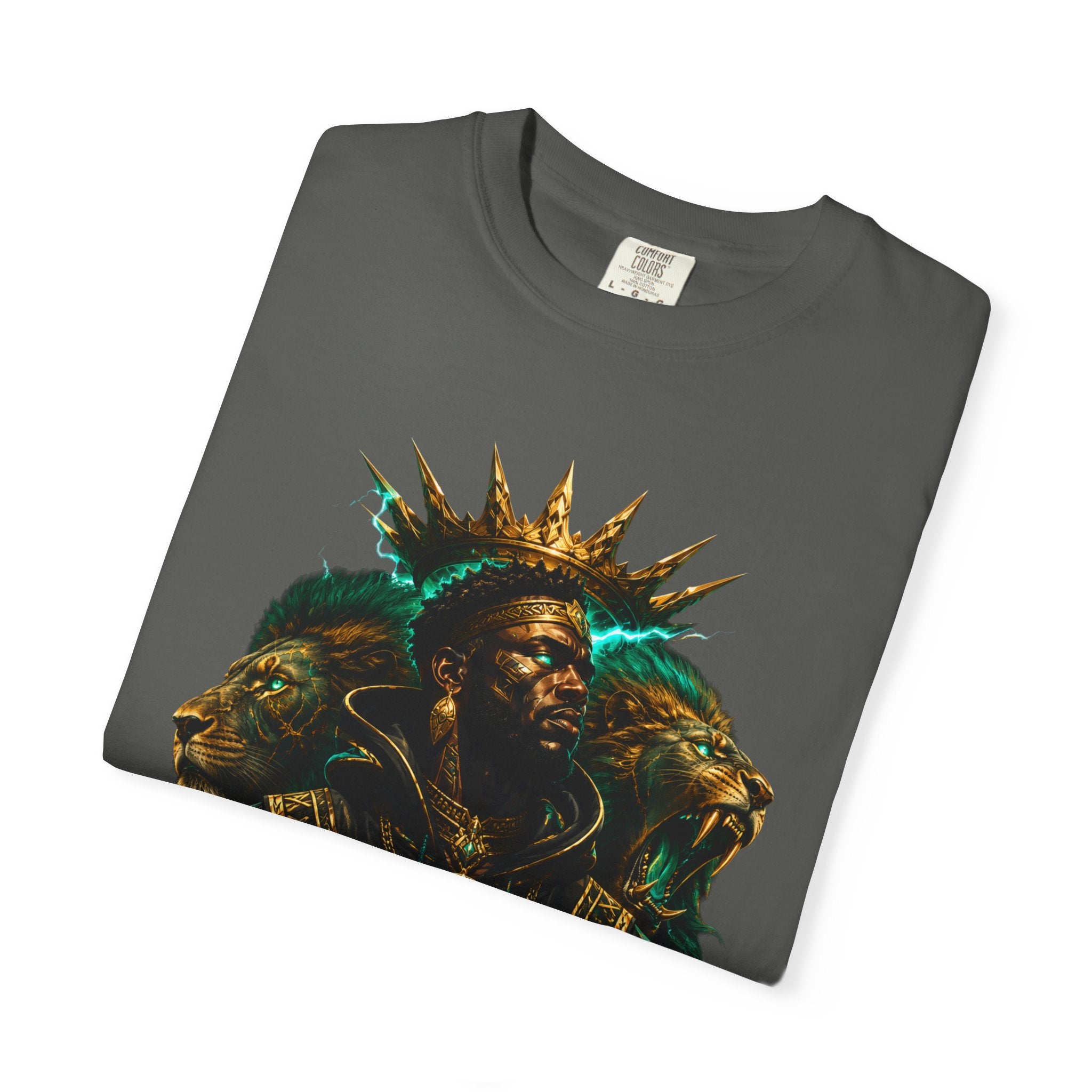 Power Runs Black PRB Green Angel Graphics Tee by Power Runs Black