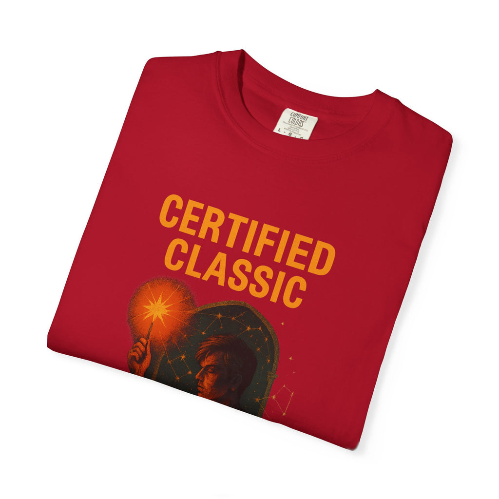 PRB Certified Classic head silhouette holding light bulb T-shirt | vintage inspired graphic tee by Power Runs Black