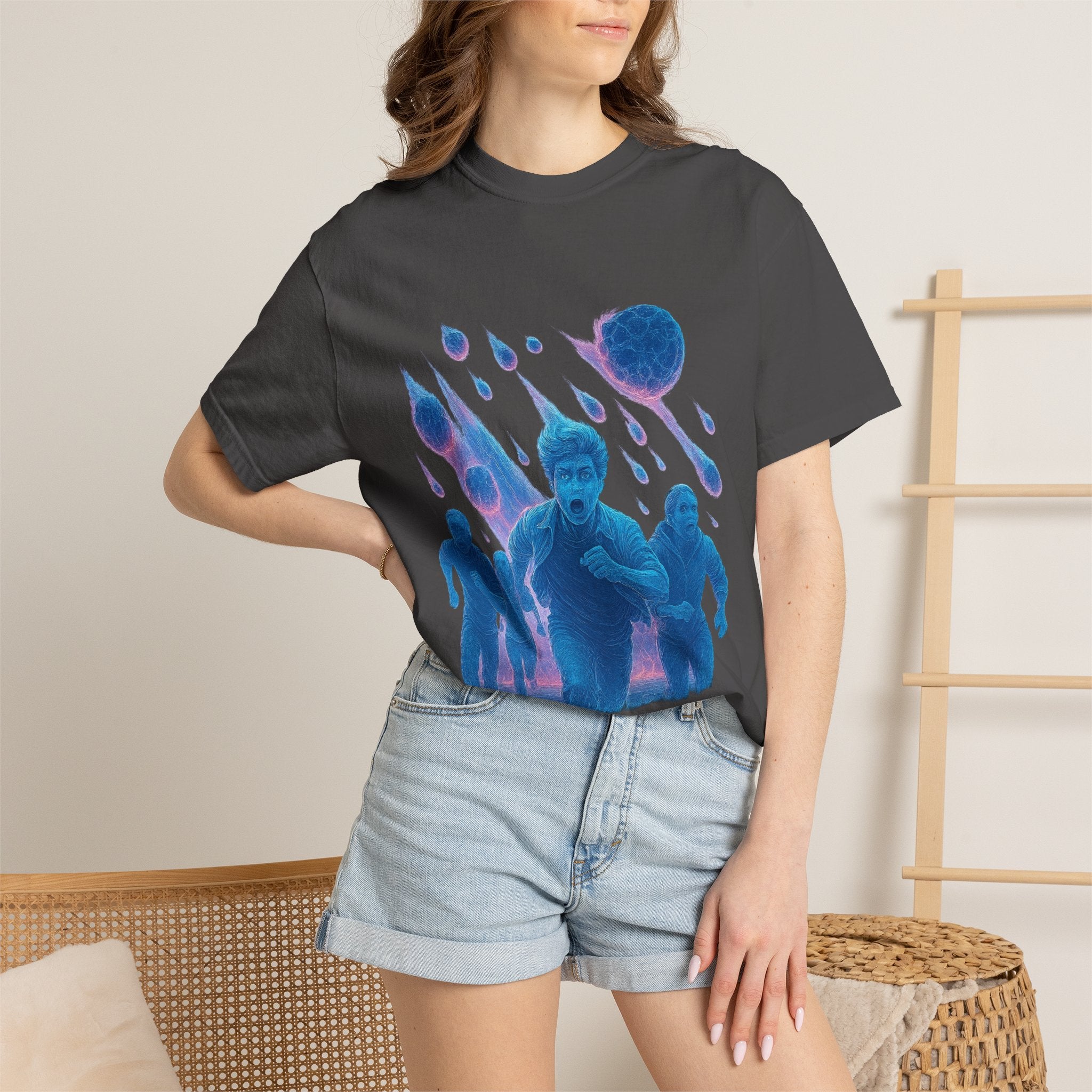 PRB Meteor Shower Survival Graphic Tee by Power Runs Black