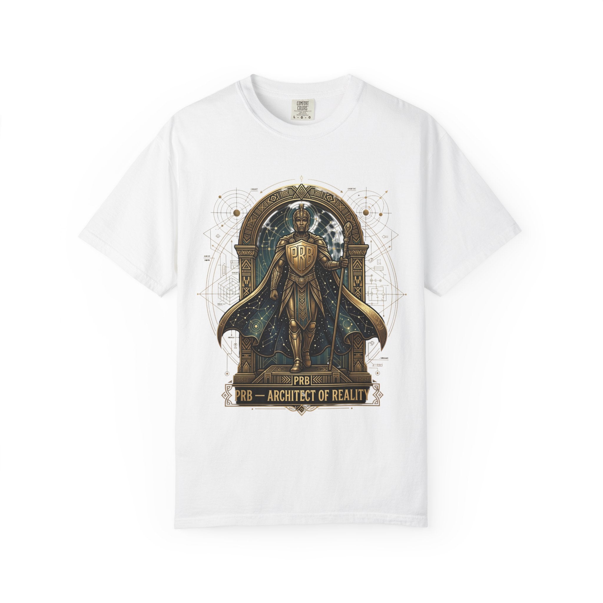 PRB Architect of Reality Graphic T-Shirt | Mythic Archer Illustration Tee by Printify