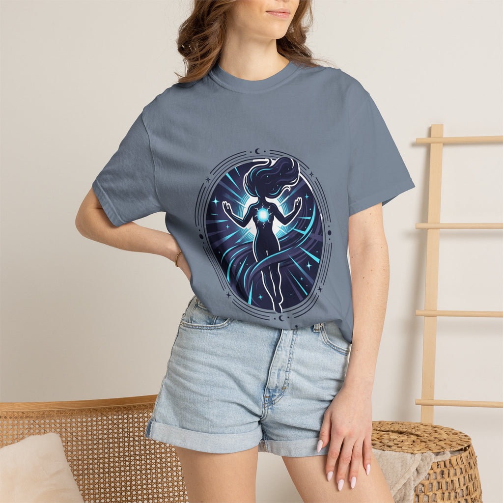 Power Runs Black PRB Ascension T-Shirt — Spiritual Energy Graphic Tee by Printify