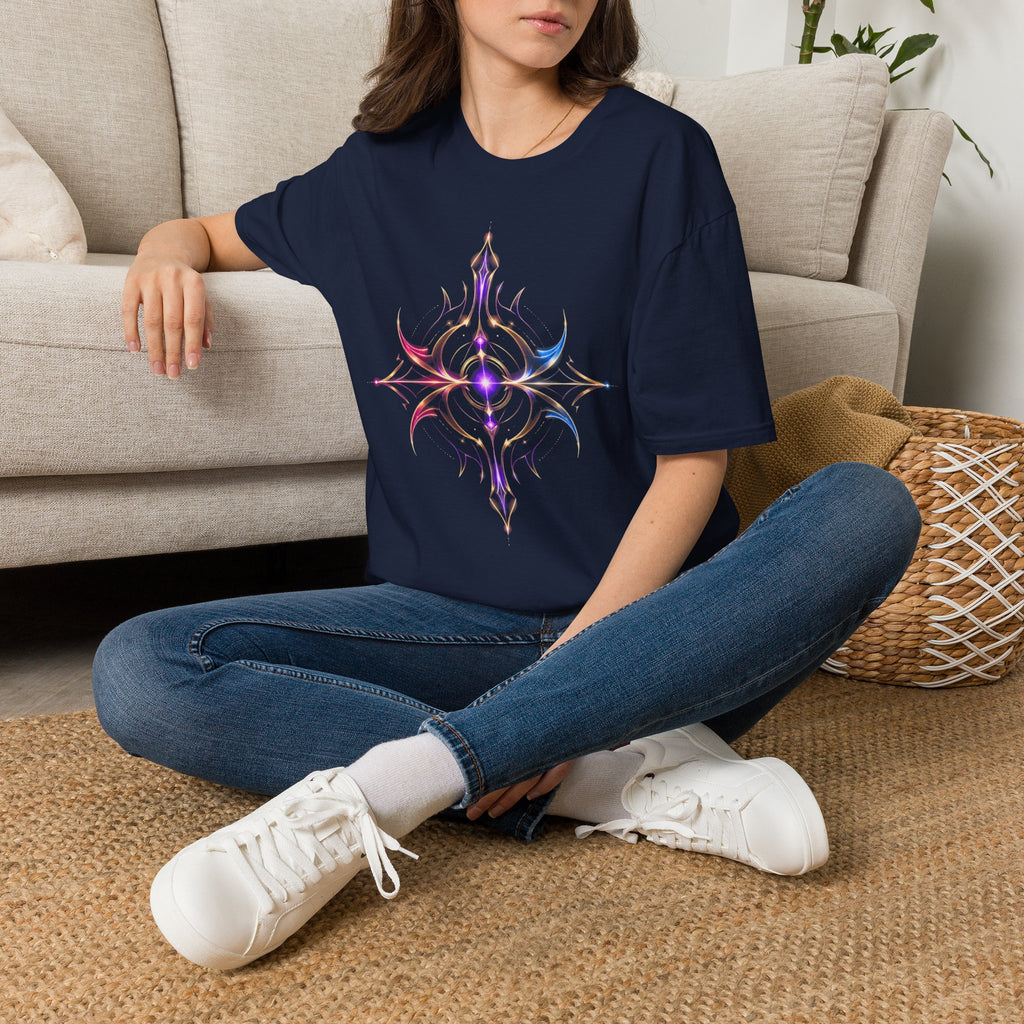Power Runs Black PRB Pretty Rich Bitch The Collection Mystic Mandala Tee — Subtle Pastel Spiritual Graphic T-Shirt by Printify