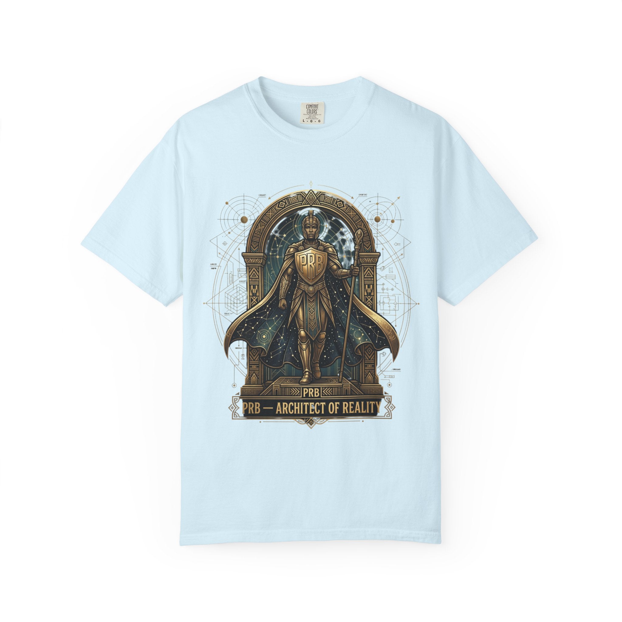 PRB Architect of Reality Graphic T-Shirt | Mythic Archer Illustration Tee by Printify
