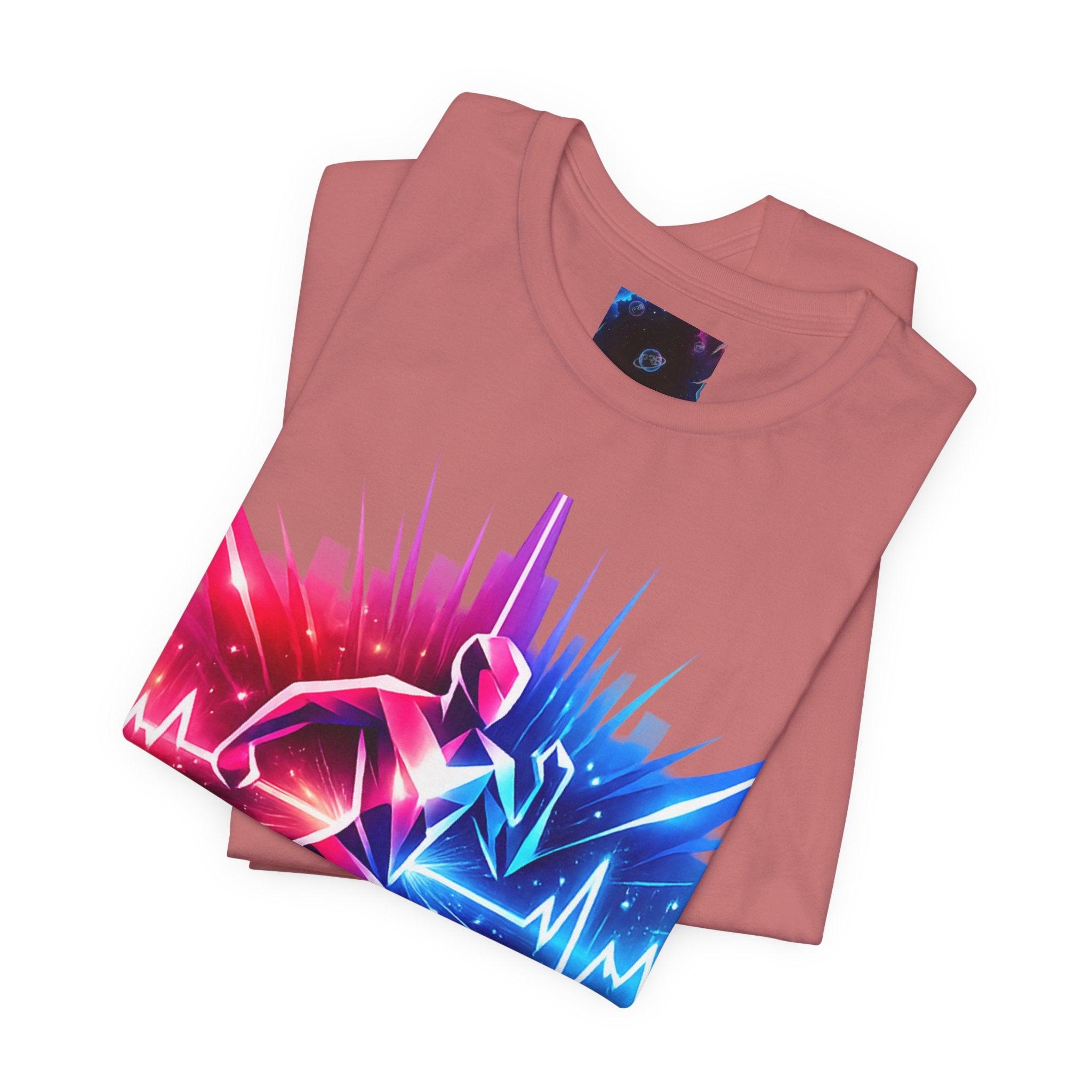 Power Runs Black PRB Running Pulse Graphic Tee — Neon Runner Heartbeat Sports T‑Shirt by Power Runs Black