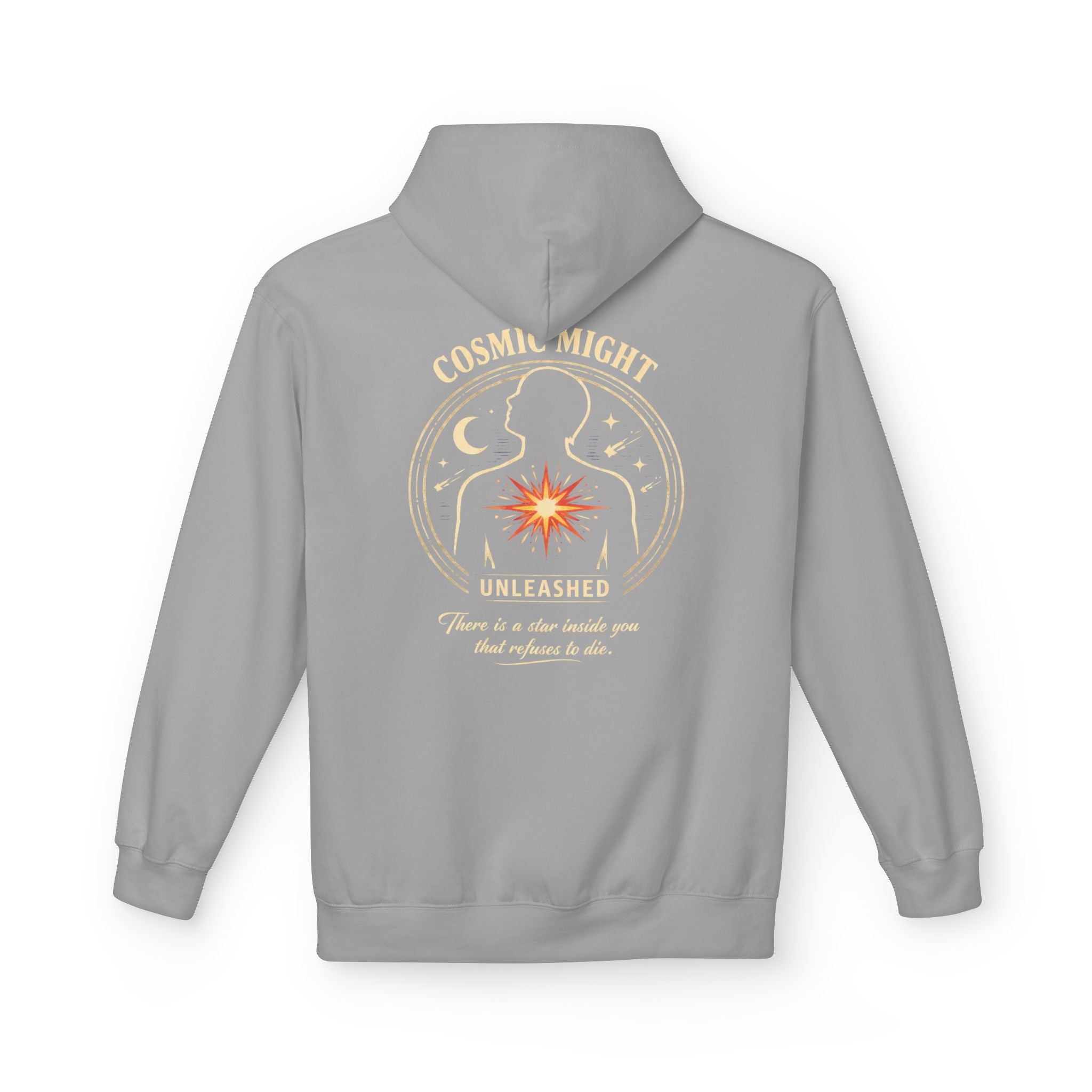 PRB Starforged Flex Cosmic Might Unleashed Hoodie — Unleashed Starburst Graphic Pullover by Power Runs Black