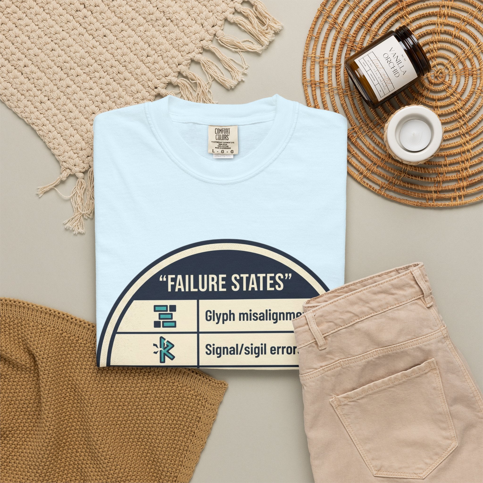Power Runs Black PRB Failure States T-Shirt — Sci‑Fi Status Badge Graphic Tee by Printify
