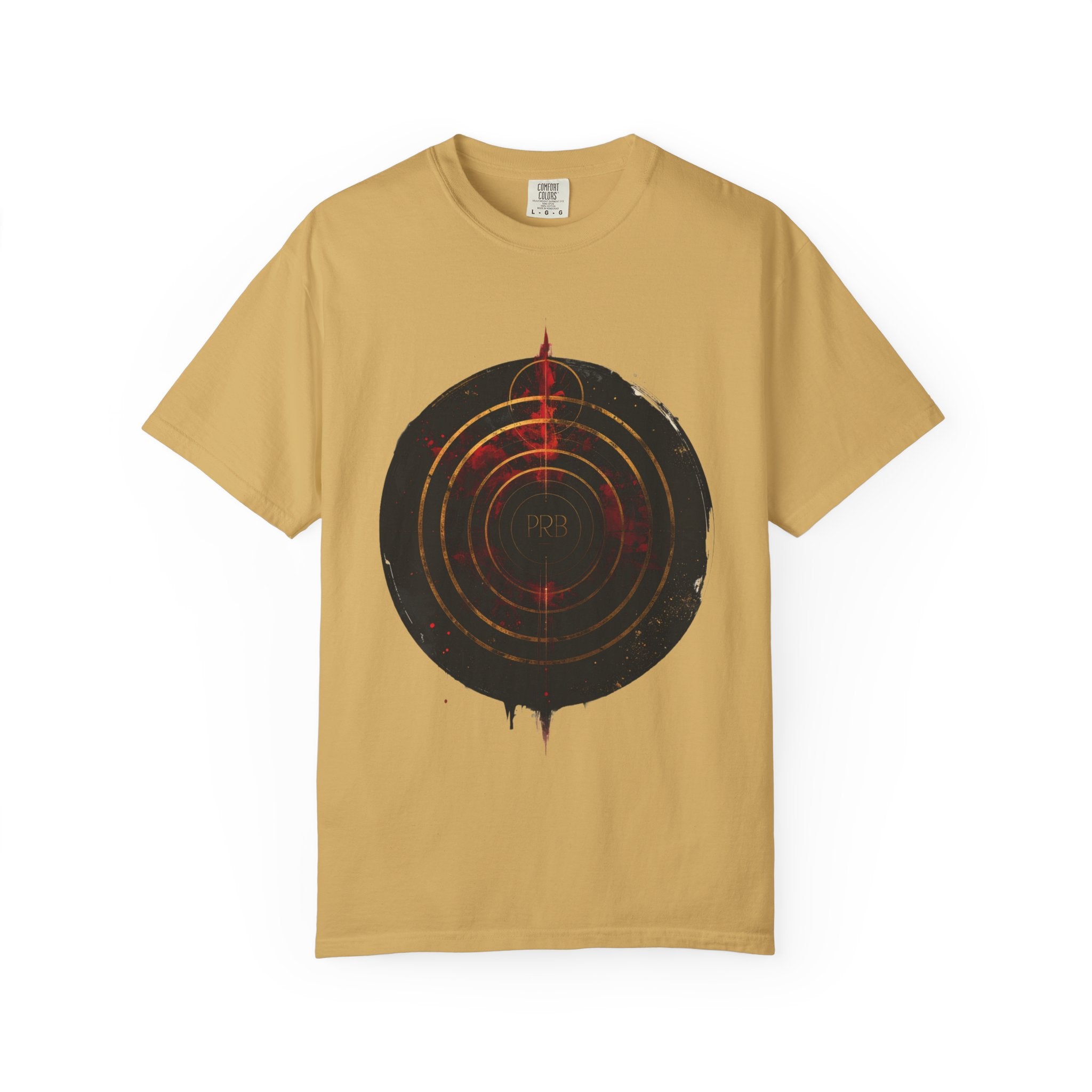 PRB Target Bullseye T-Shirt — Retro Circular Target Graphic Tee by Printify