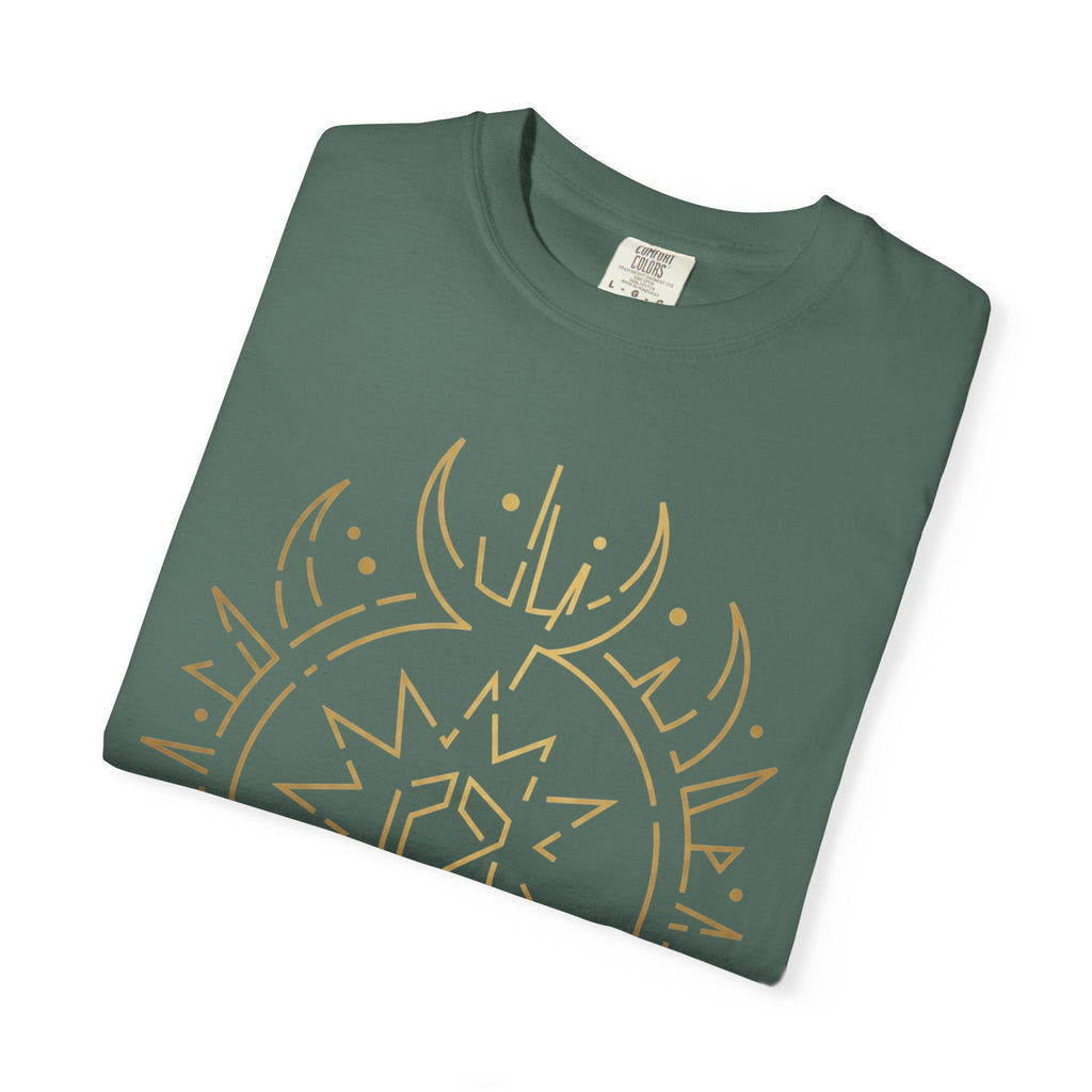 Power Runs Black PRB Cael Mór Symbol T-Shirt — ‘Nothing Connects’ Minimal Graphic Tee by Power Runs Black
