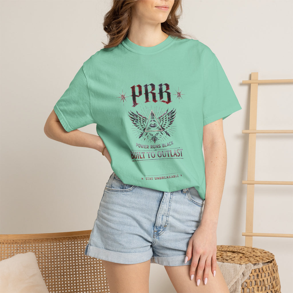PRB Built to Outlast PRB Graphic T-Shirt by Power Runs Black