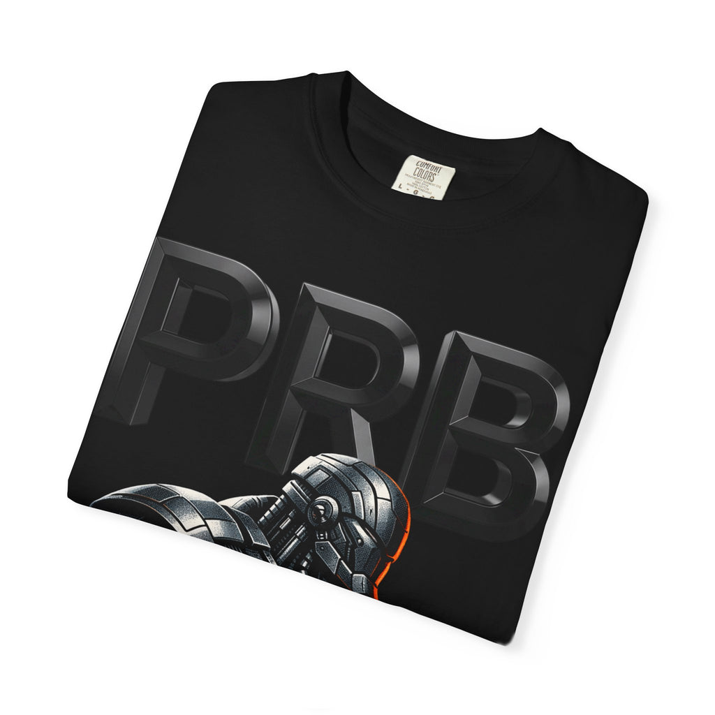 Built of Power PRB T-Shirt — Robotic Armor Graphic Tee by Printify