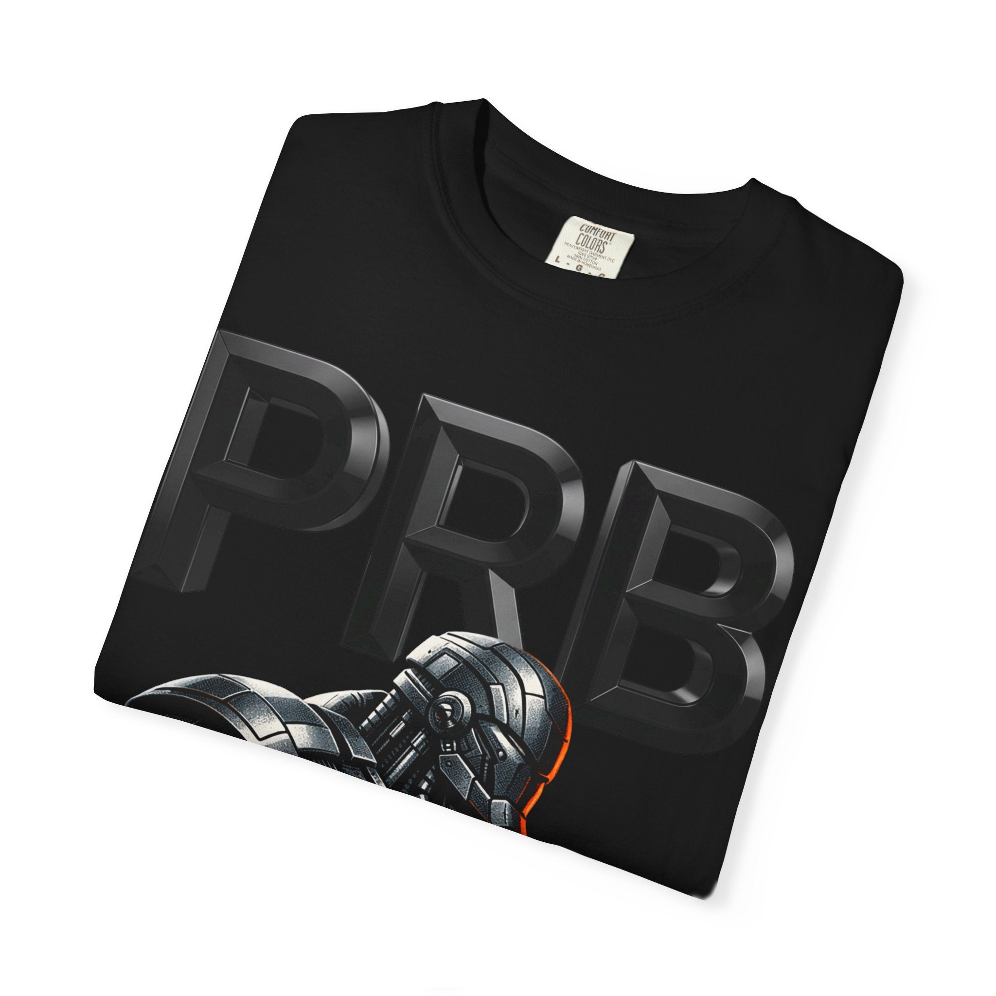 Built of Power PRB T-Shirt — Robotic Armor Graphic Tee by Printify