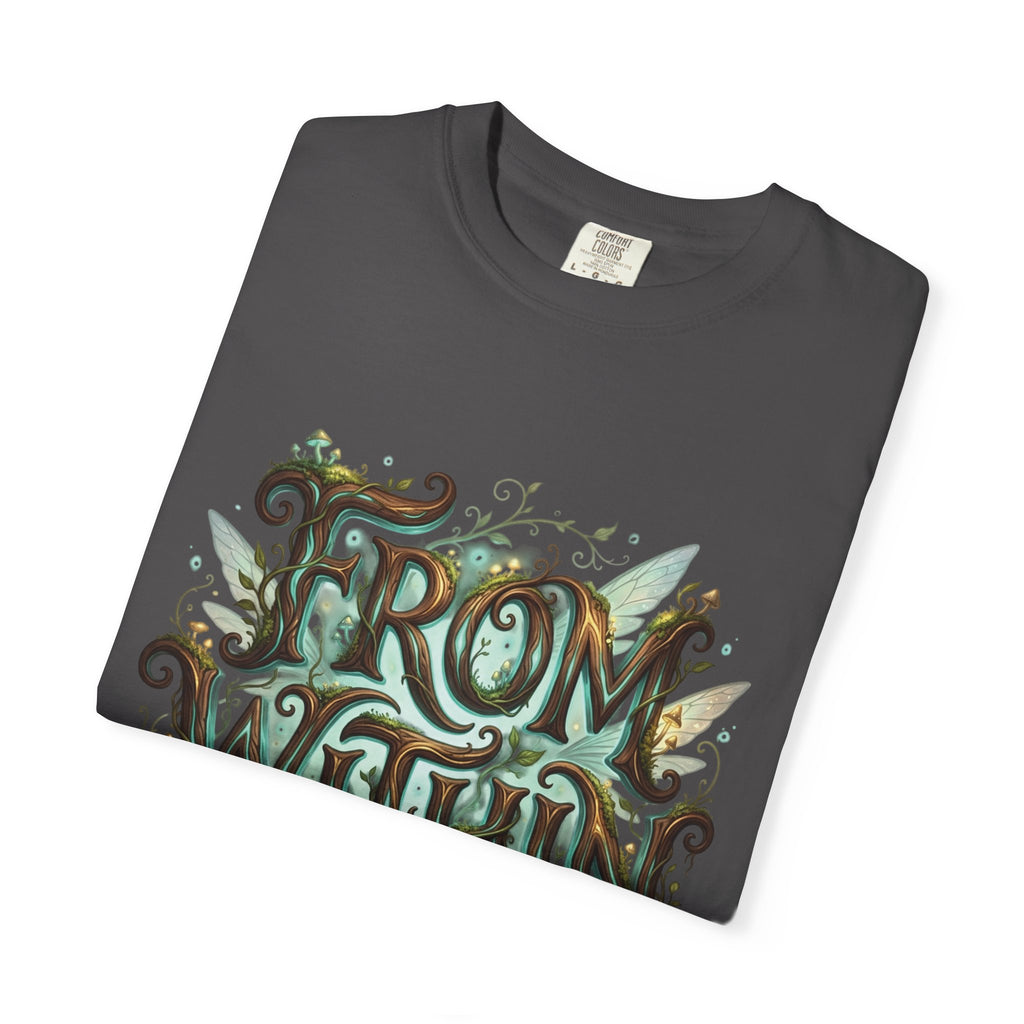 PRB From Within T-shirt | Nature Typography Forest Illustration by Power Runs Black