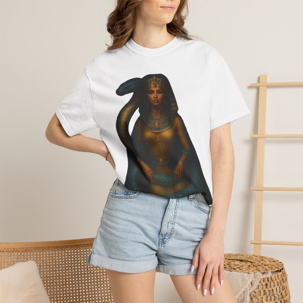 PRB Egyptian Goddess with Snake T-Shirt | Pharaoh Serpent Art Tee by Printify