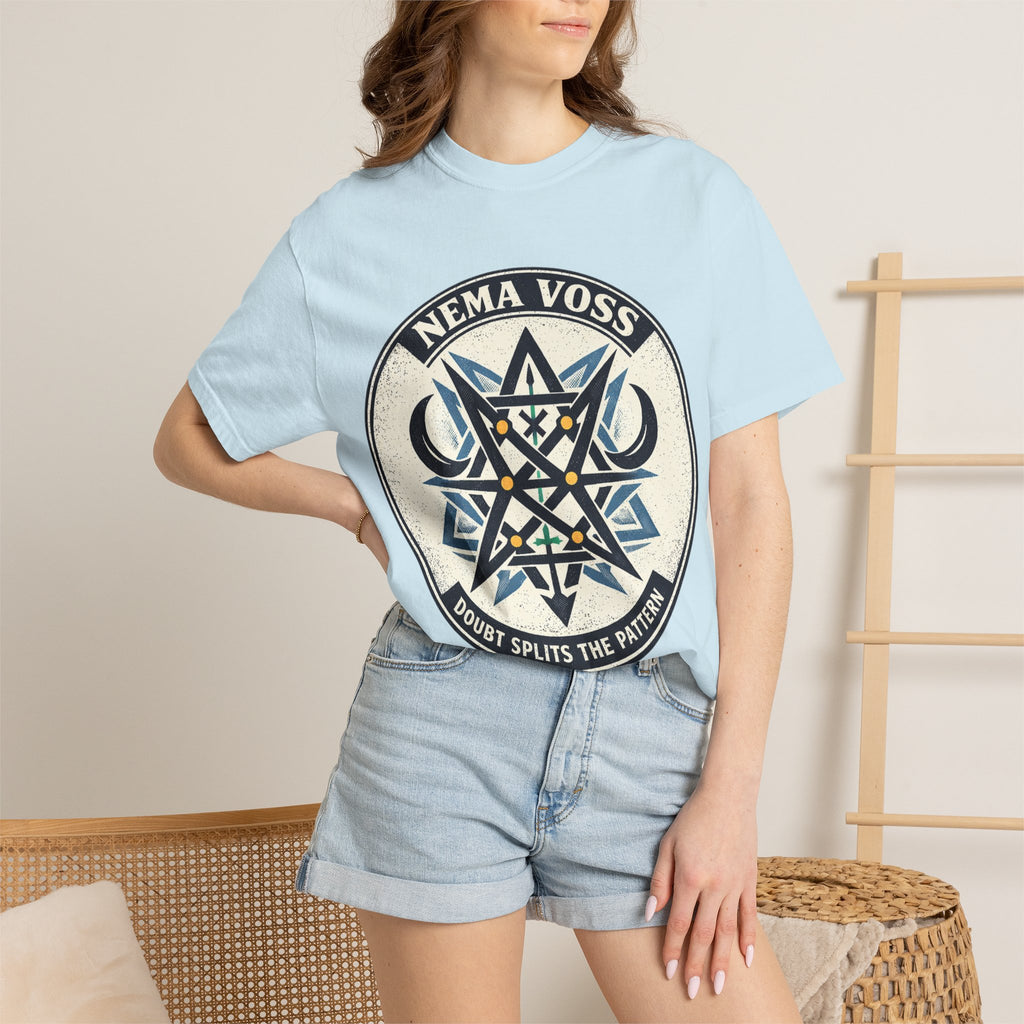 Power Runs Black PRB Nema Voss 'Doubt Splits the Pattern' Graphic T-Shirt by Power Runs Black