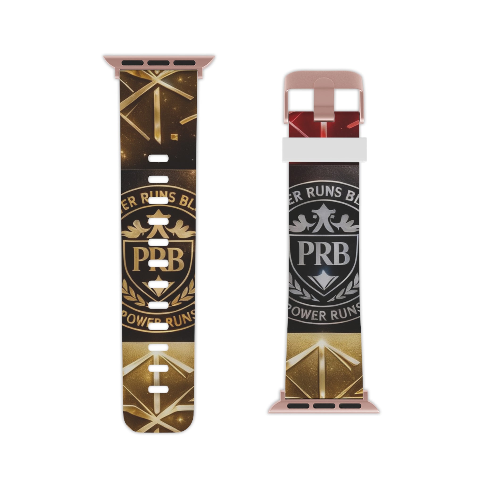 Power Runs Black PRB Band — Decorative Apple Watch Band by Power Runs Black