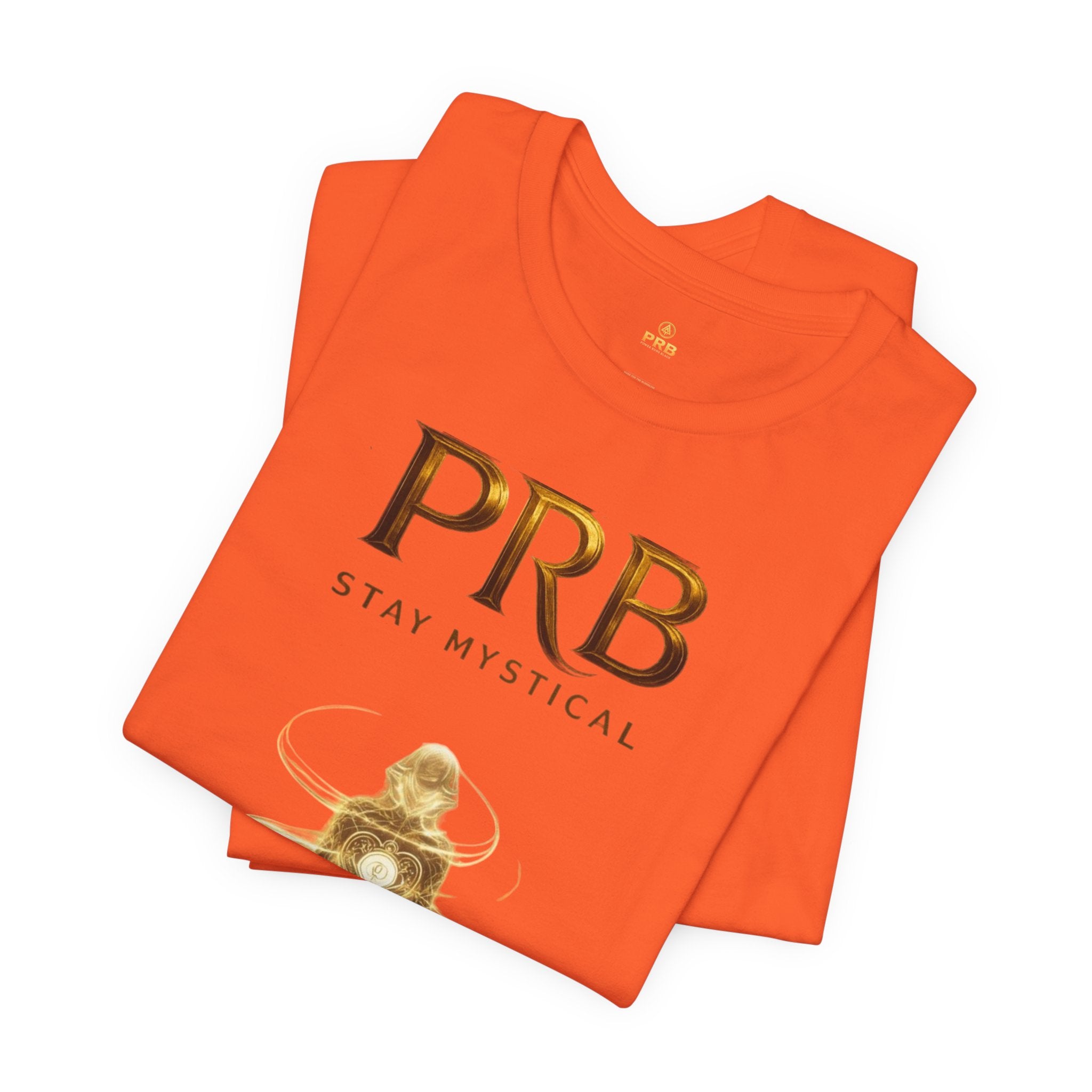 PRB Mystical Graphic Tee – "PRB Stay Mystical" Spiritual Book & Light Design by Power Runs Black