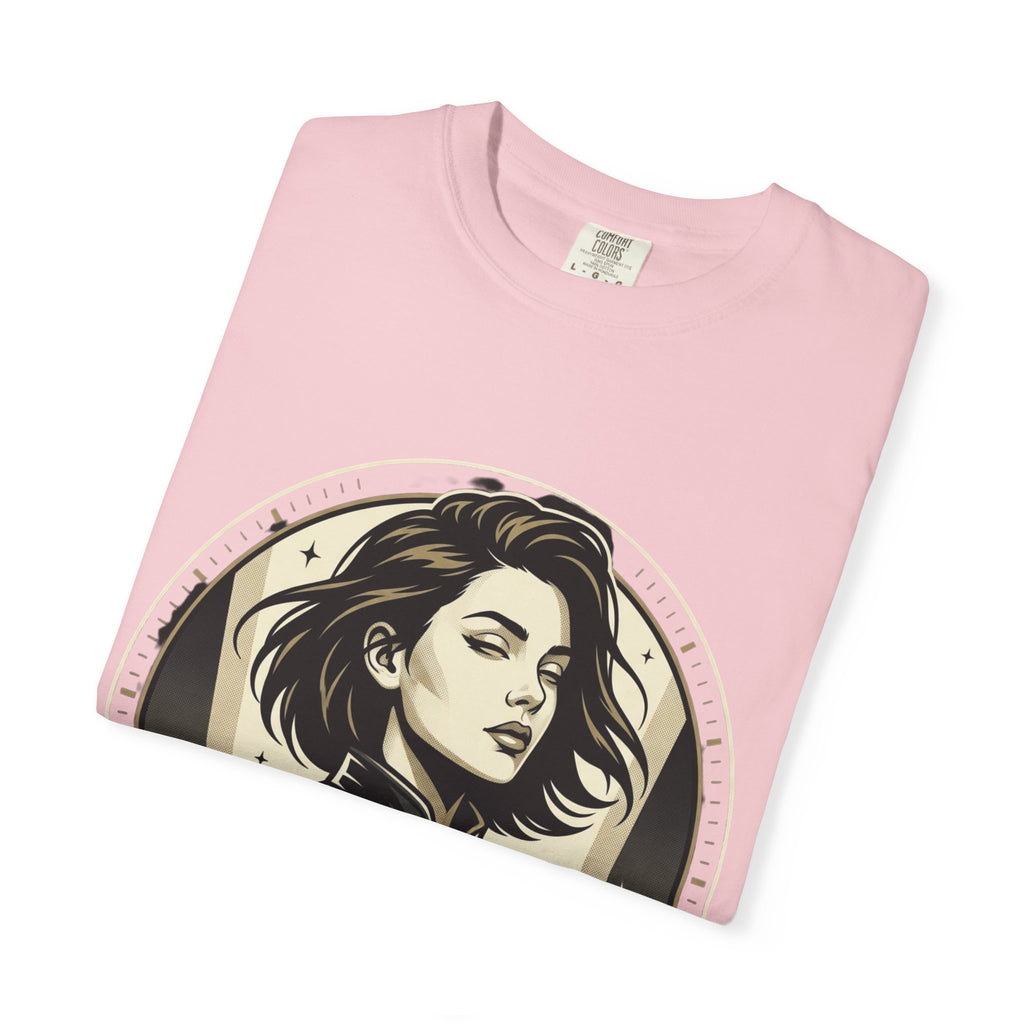 Power Runs Black Retro Space Captain Portrait T-Shirt — 'Fearless Commander' Graphic Tee by Power Runs Black