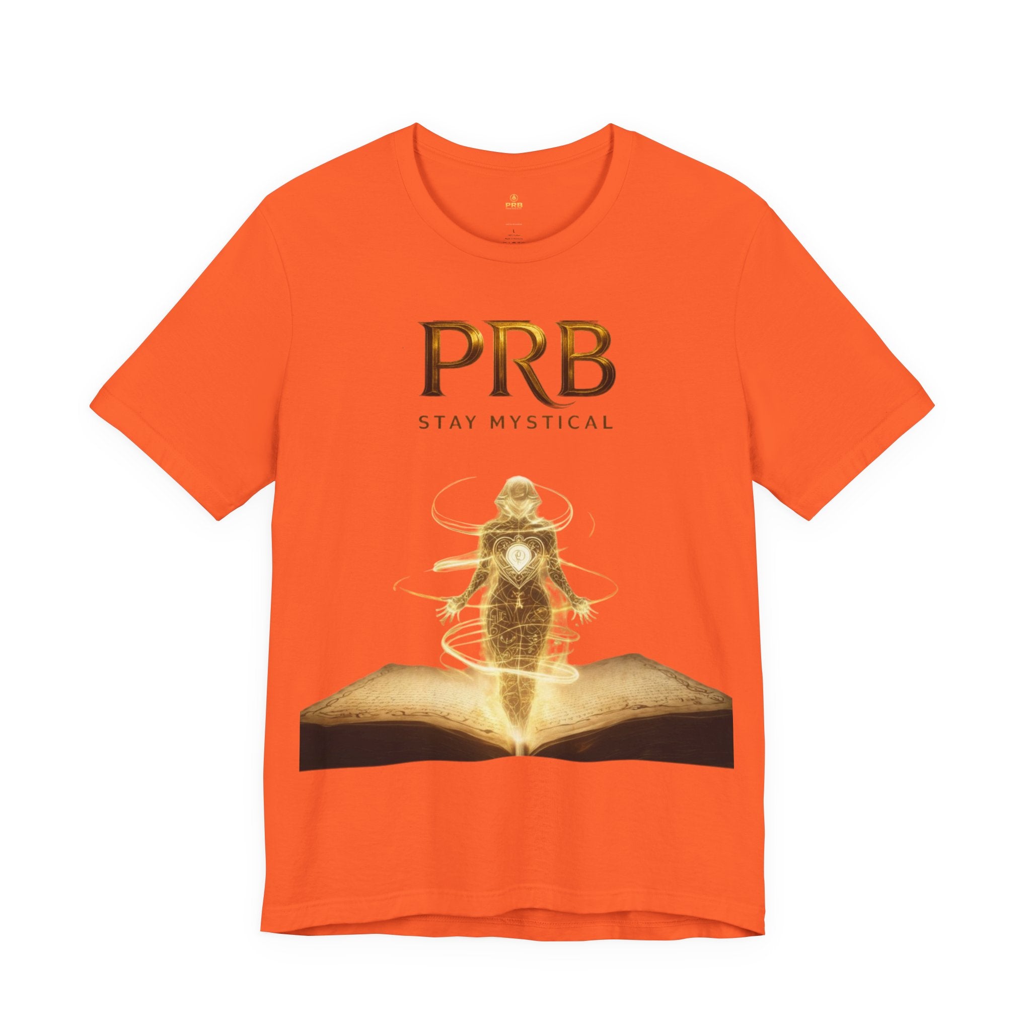 PRB Mystical Graphic Tee – "PRB Stay Mystical" Spiritual Book & Light Design by Power Runs Black