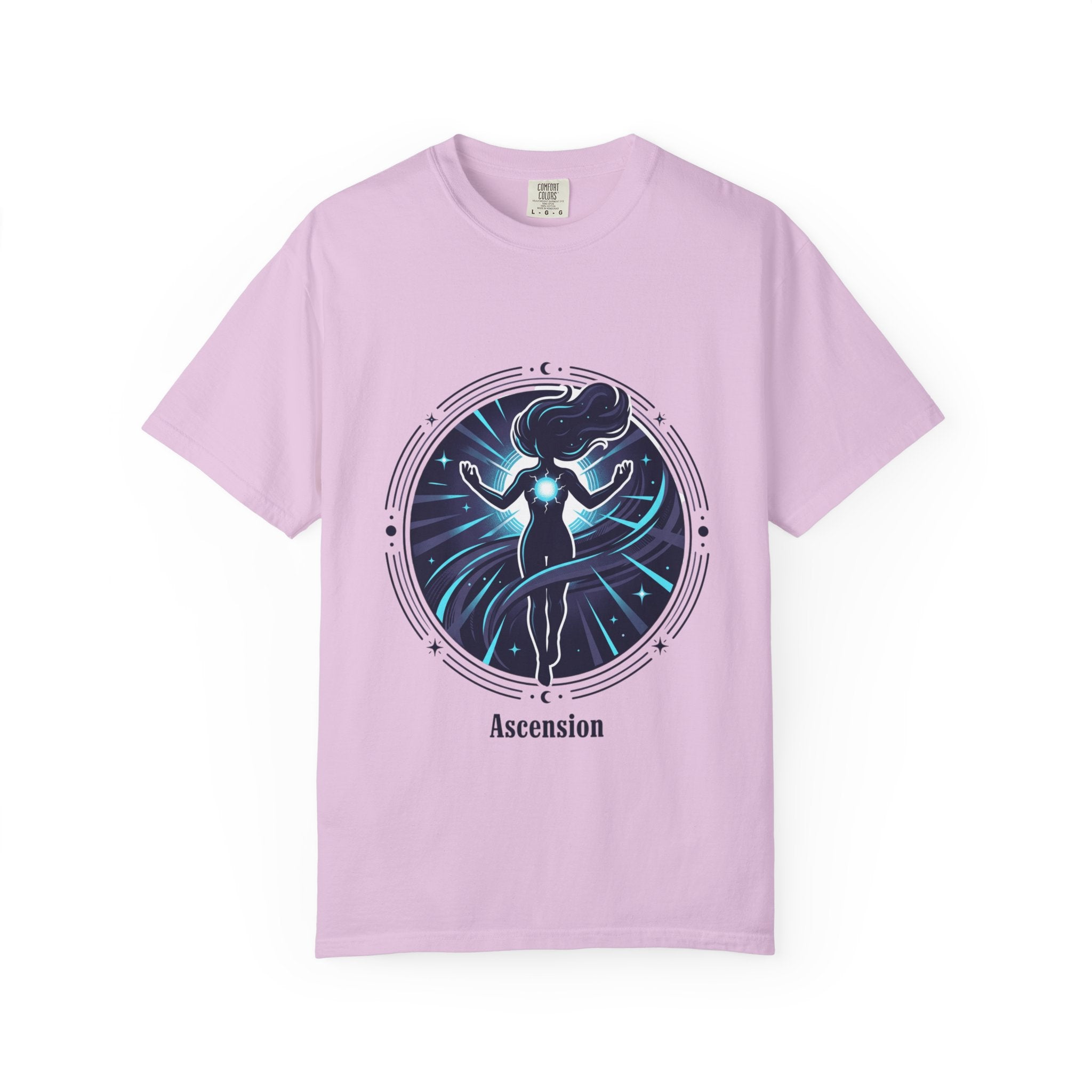 Power Runs Black PRB Ascension T-Shirt — Spiritual Energy Graphic Tee by Printify