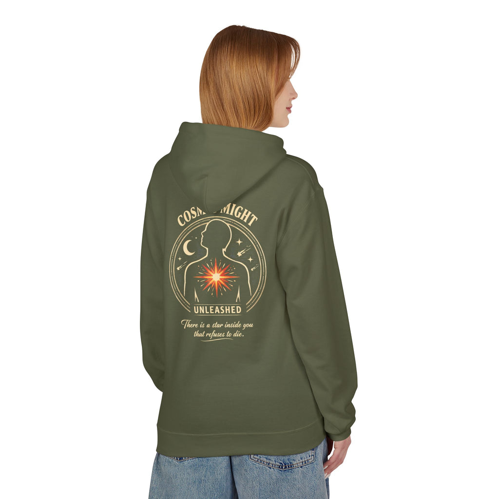 PRB Starforged Flex Cosmic Might Unleashed Hoodie — Unleashed Starburst Graphic Pullover by Power Runs Black