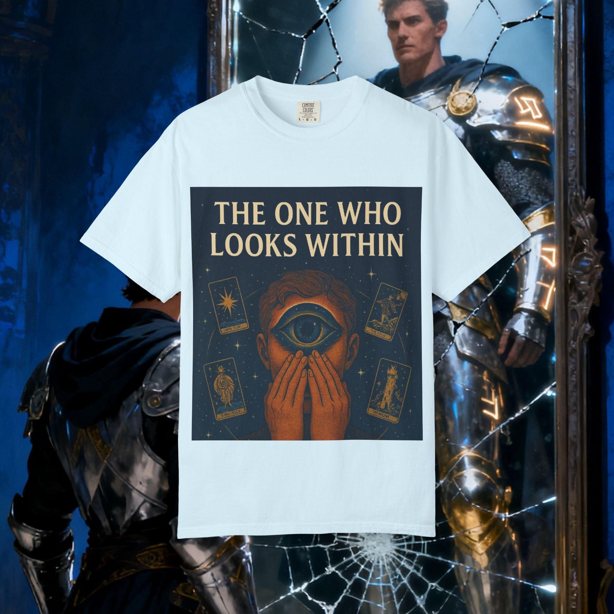 PRB Tarot Eye T-Shirt — "The One Who Looks Within" Mystical Graphic Tee by Printify
