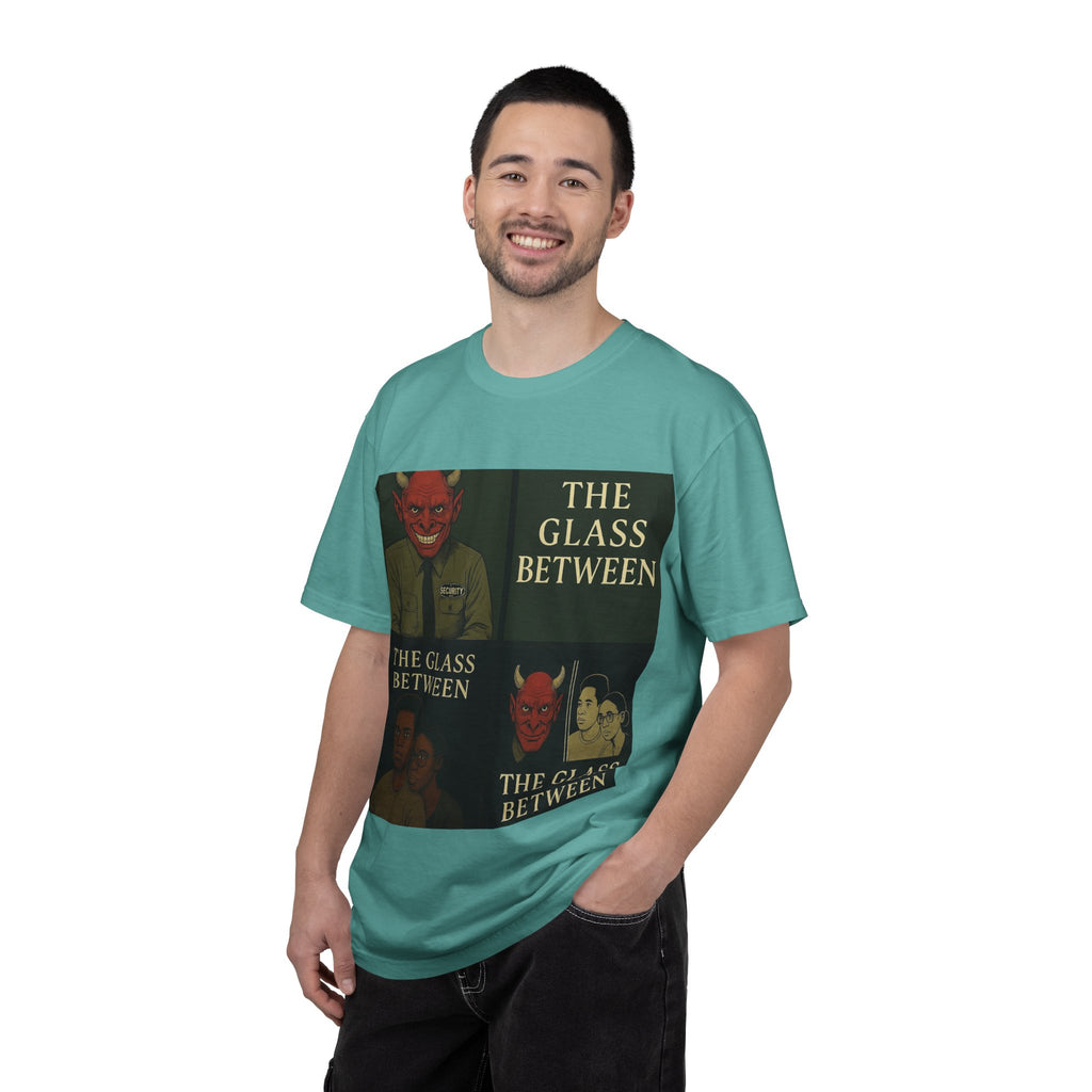 PRB The Glass Between Vintage Collage T-Shirt by Power Runs Black