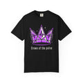 Power Runs Black PRB Crown Graphic T-Shirt — Purple Royal Crown Streetwear Tee by Power Runs Black