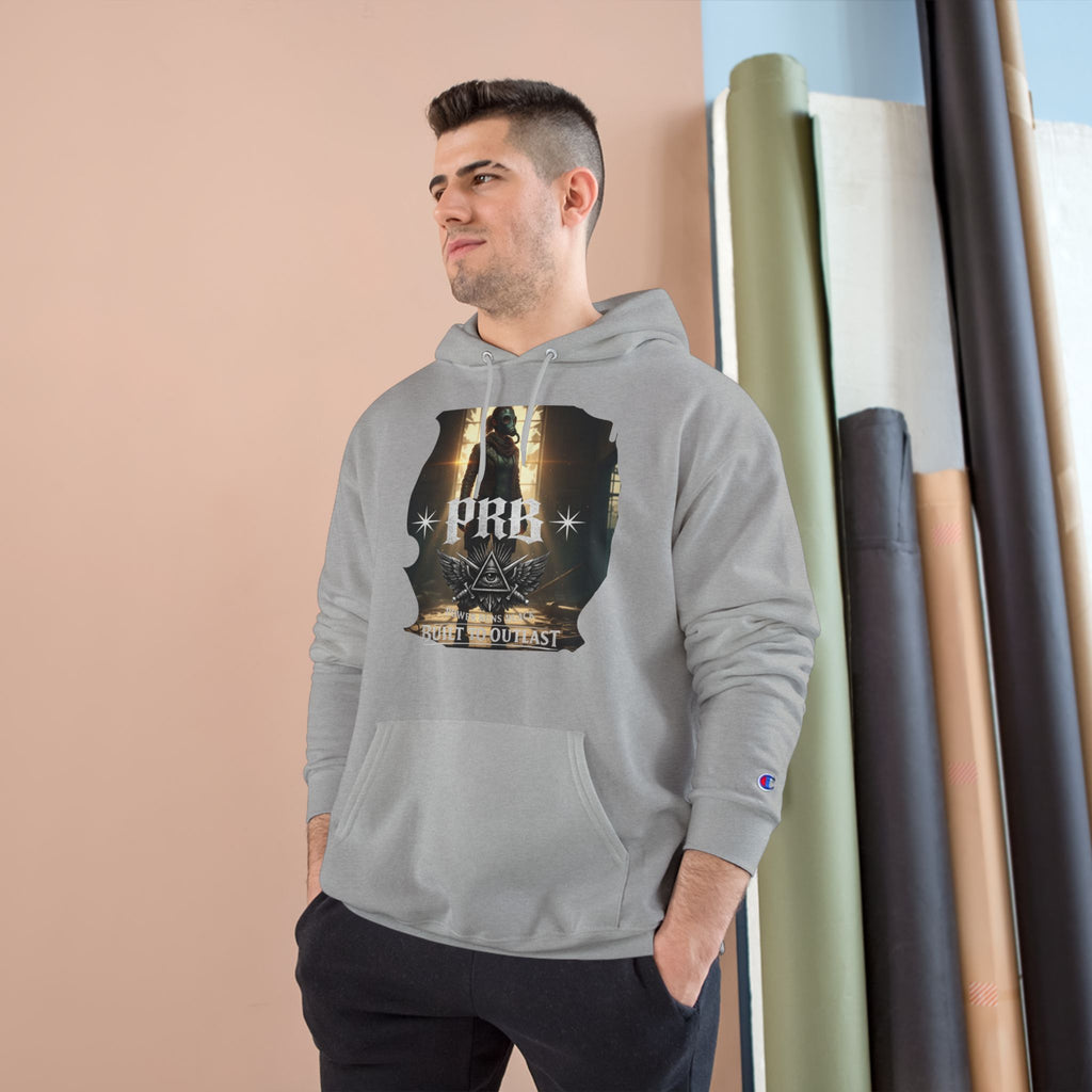 PRB Champion Hoodie — Vintage Tour Graphic Pullover by Power Runs Black