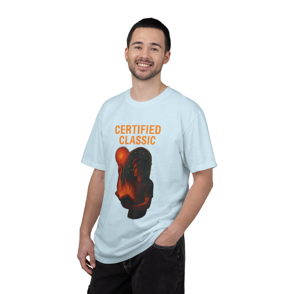 PRB Certified Classic head silhouette holding light bulb T-shirt | vintage inspired graphic tee by Power Runs Black
