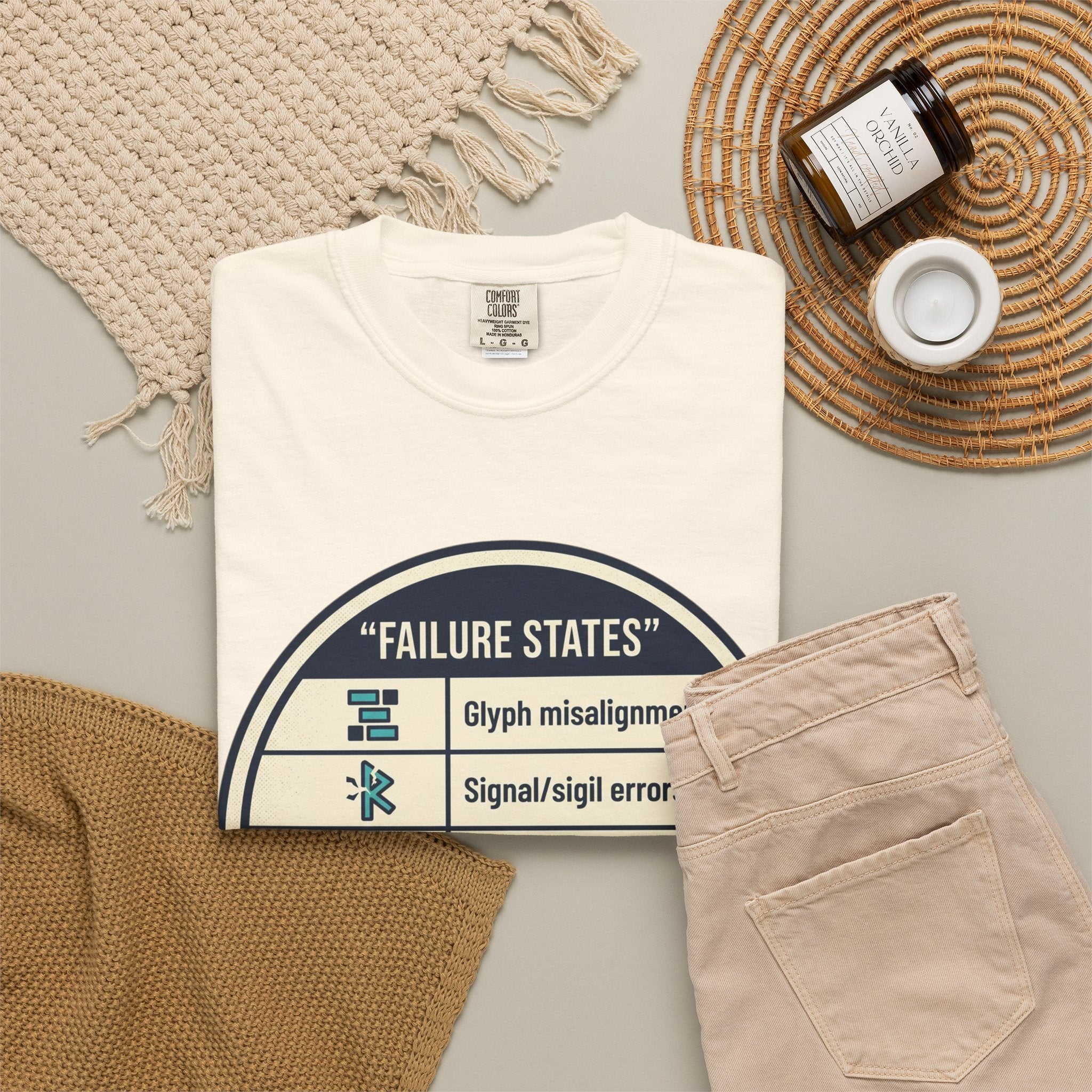 Power Runs Black PRB Failure States T-Shirt — Sci‑Fi Status Badge Graphic Tee by Power Runs Black