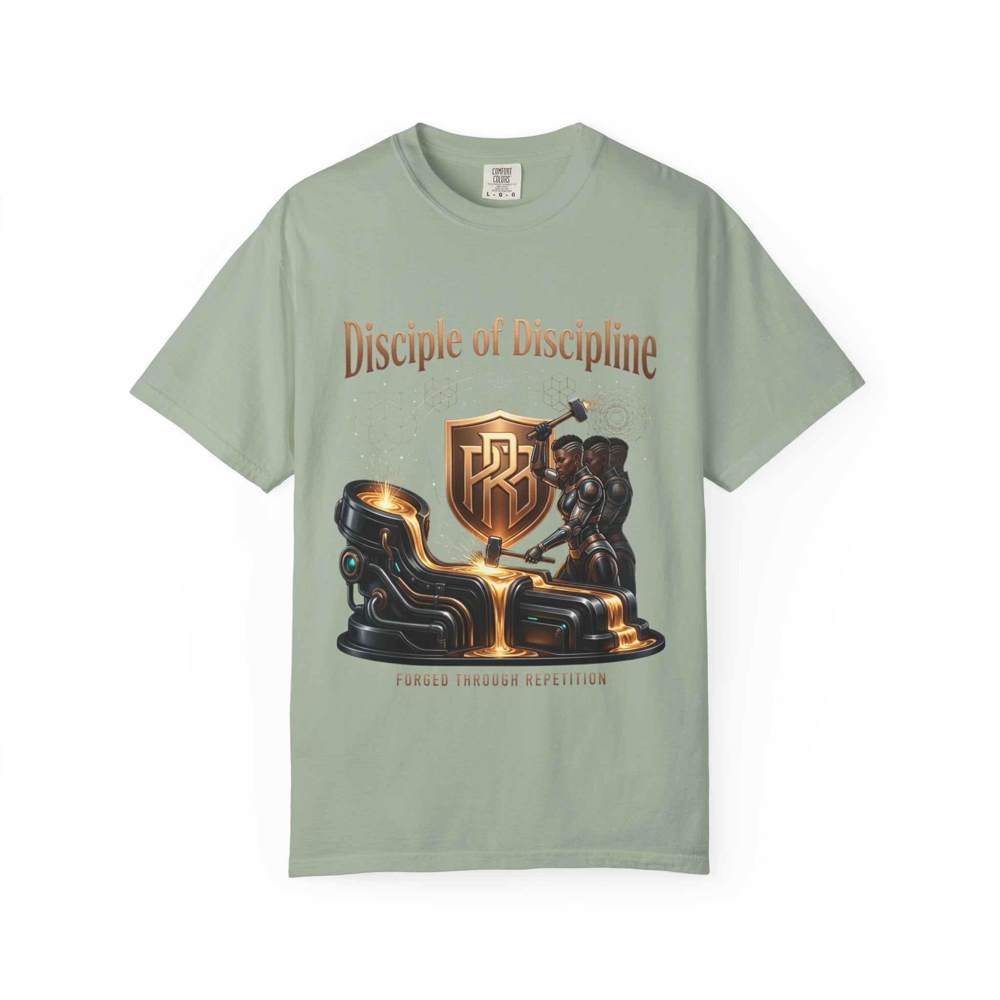 Printify PRB Disciple of Discipline T-Shirt — Forge Through Repetition Graphic Tee - T-Shirt