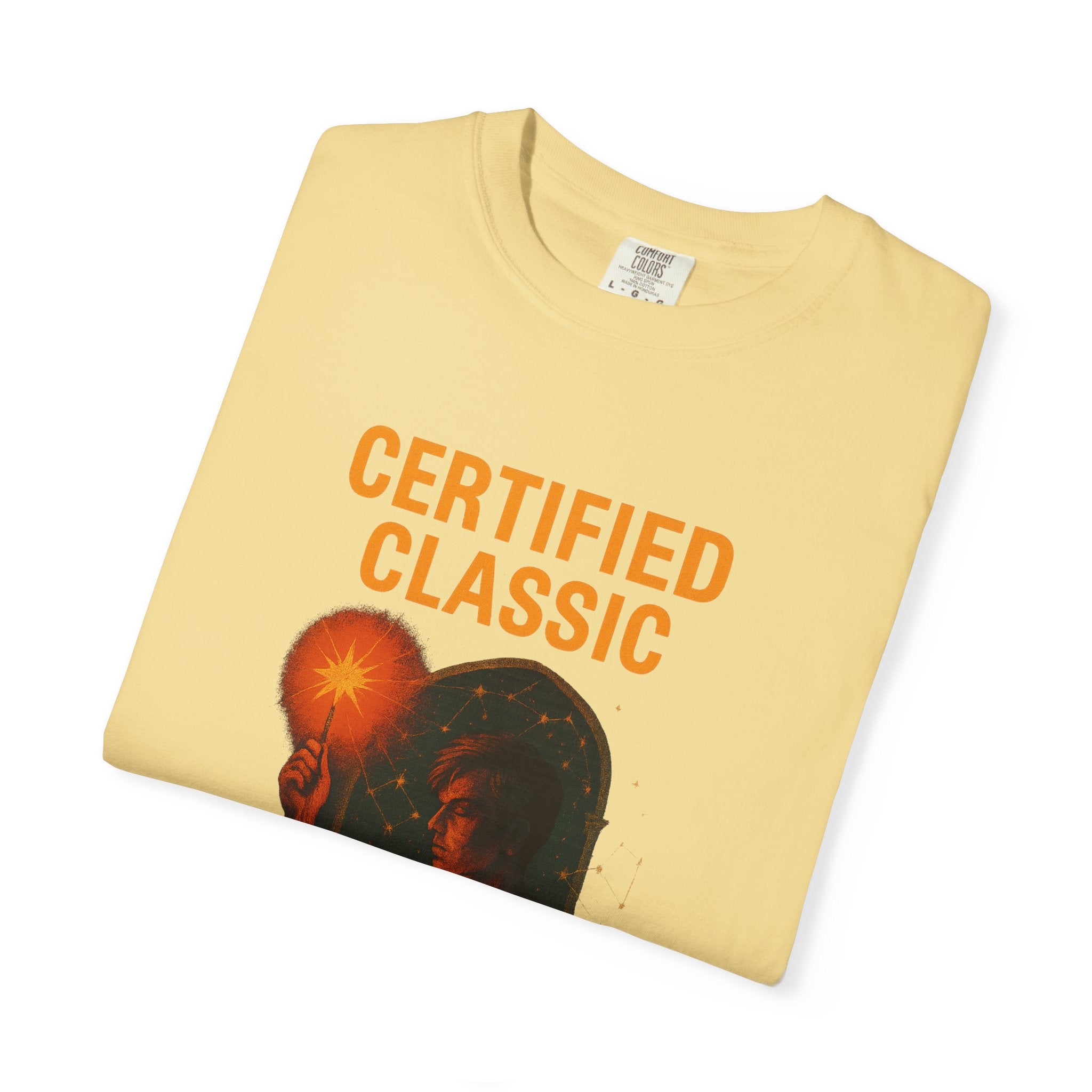 PRB Certified Classic head silhouette holding light bulb T-shirt | vintage inspired graphic tee by Power Runs Black