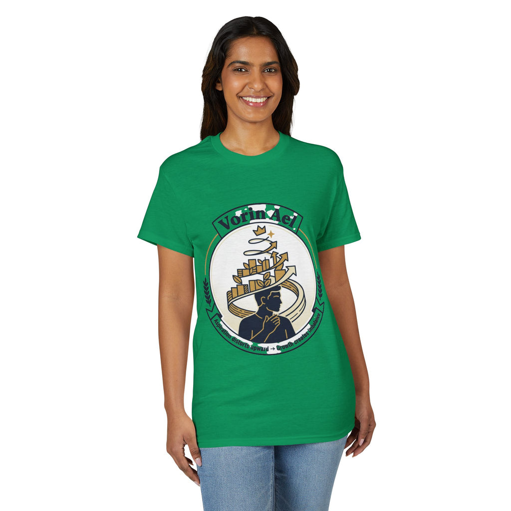 Power Runs Black PRB Vorin Ael Crest T-Shirt — Fantasy Guild Emblem Tee by Printify
