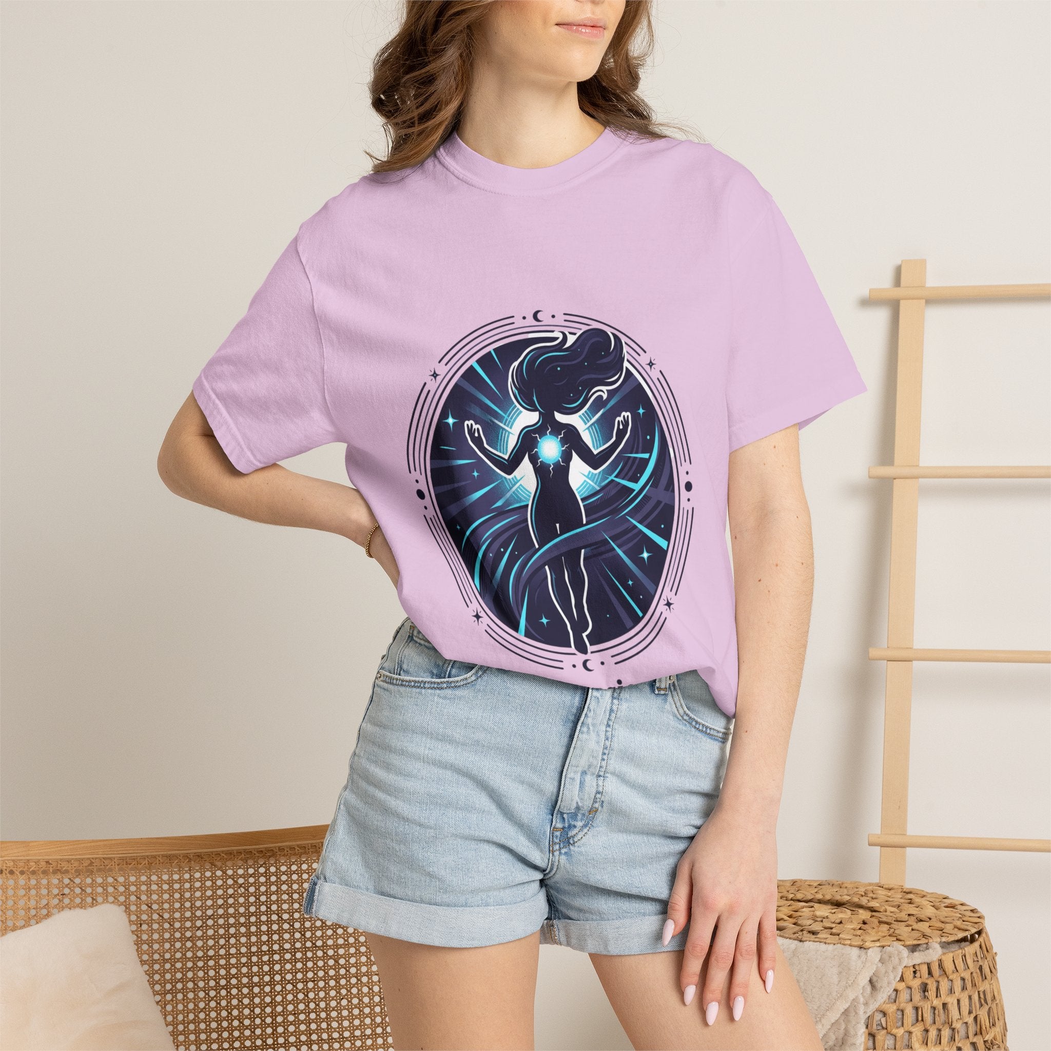 Power Runs Black PRB Ascension T-Shirt — Spiritual Energy Graphic Tee by Printify