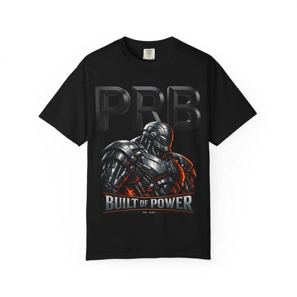 Built of Power PRB T-Shirt — Robotic Armor Graphic Tee by Printify