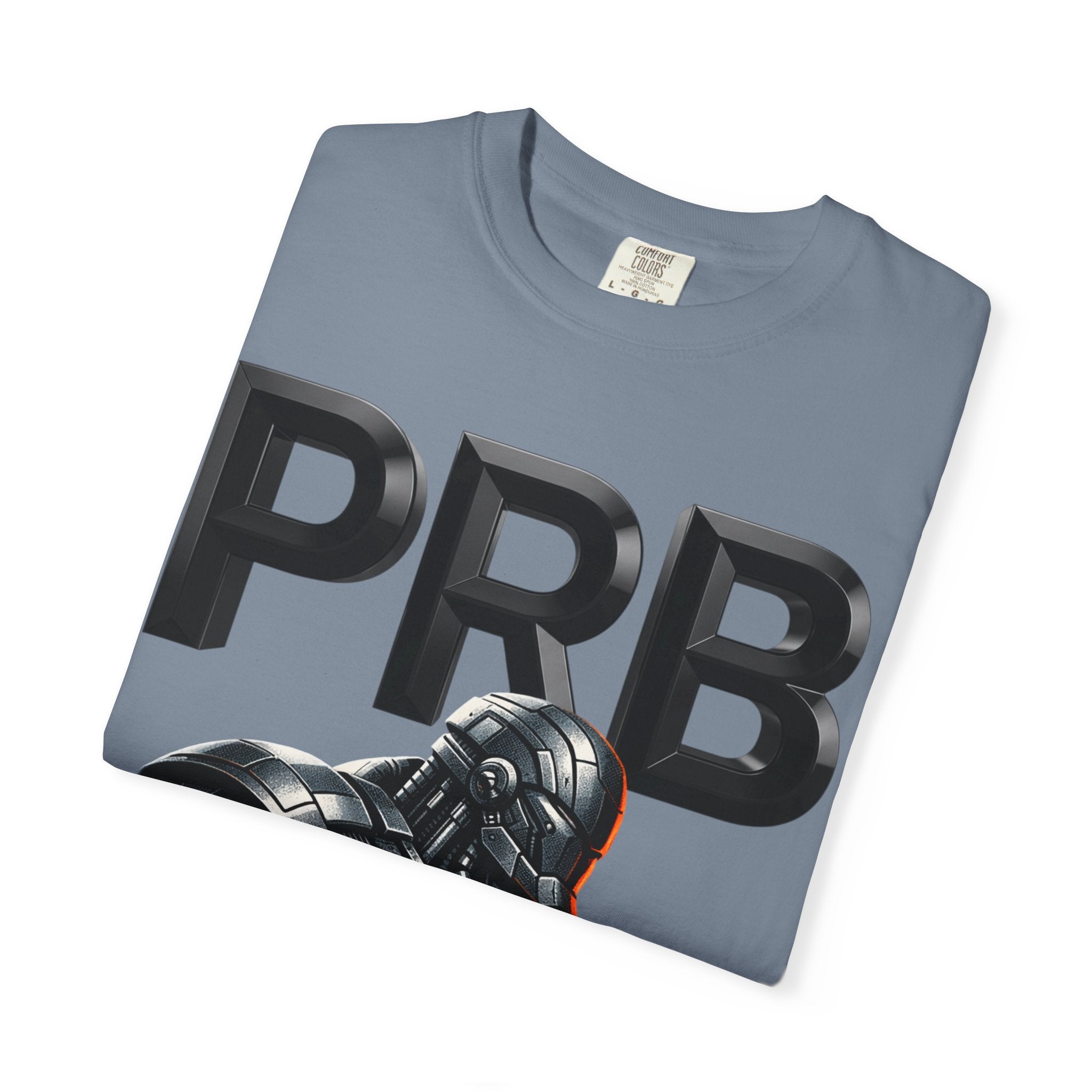 Built of Power PRB T-Shirt — Robotic Armor Graphic Tee by Printify