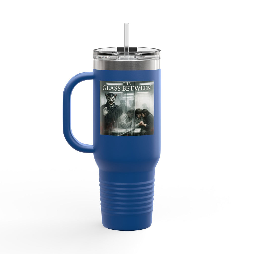 PRB The Glass Between, 40oz Insulated Travel Mug by Printify