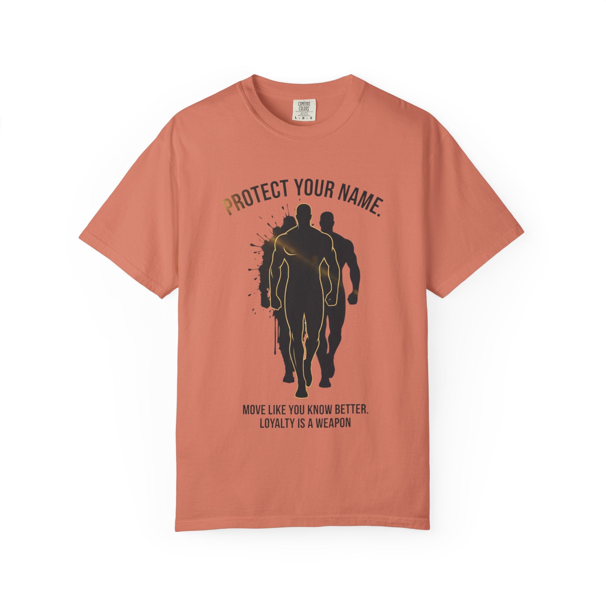 PRB Protect Your Name silhouette trio design T-Shirt | Loyalty is a Weapon graphic tee by Printify
