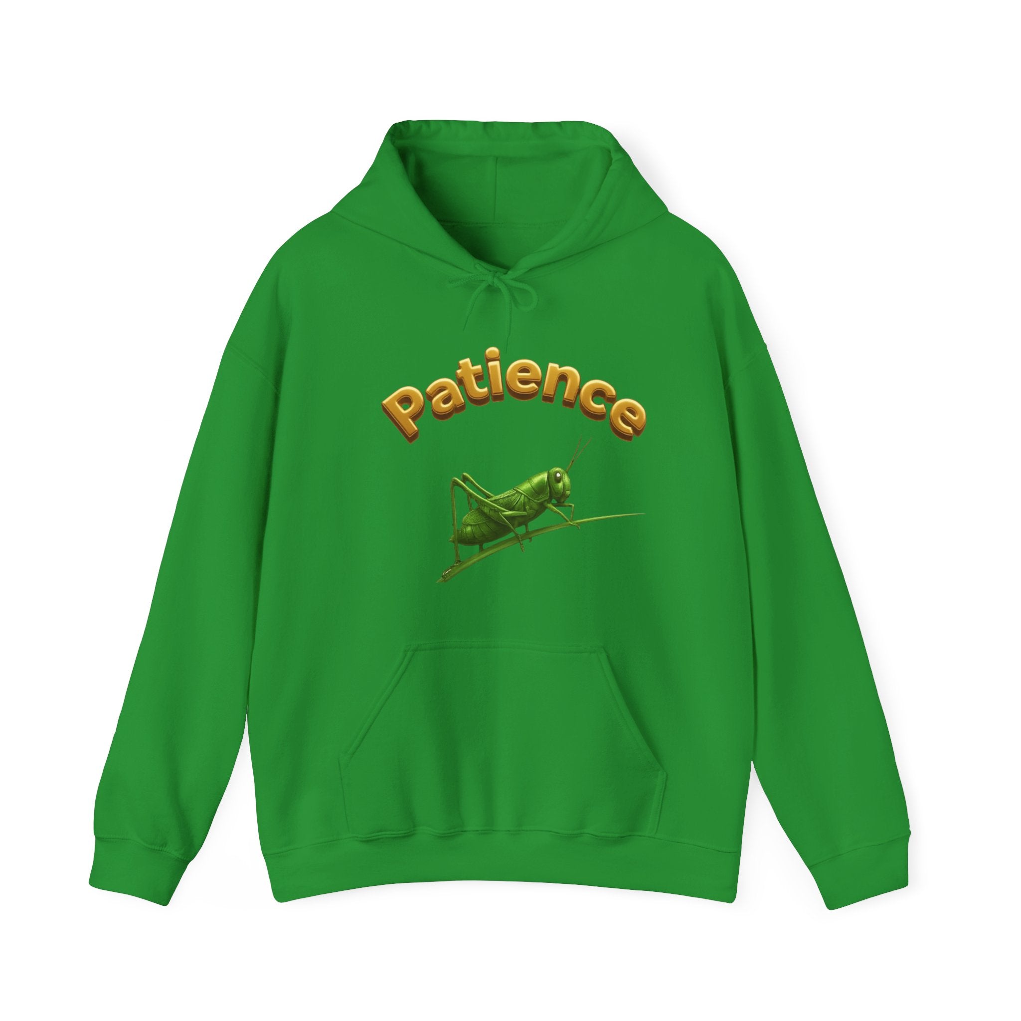 Power Runs Black PRB Patience Grasshopper Hoodie | Grasshopper Illustration, Word Art by Power Runs Black