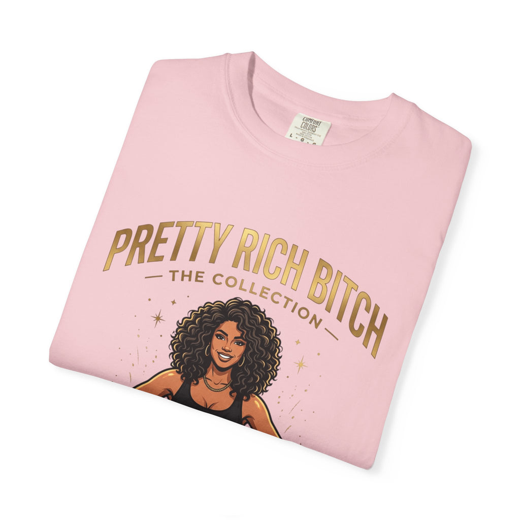 Pretty Rich Bitch The Collection by PRB T-Shirt — Empowered Black Woman Graphic Tee by Power Runs Black