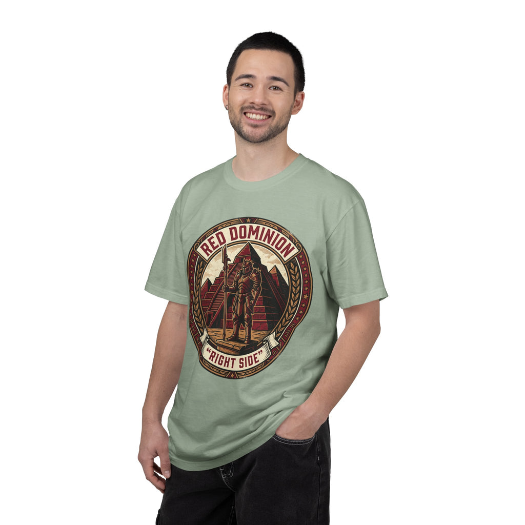 Power Runs Black PRB Red Dominion 'Right Side' Graphic T-Shirt by Power Runs Black